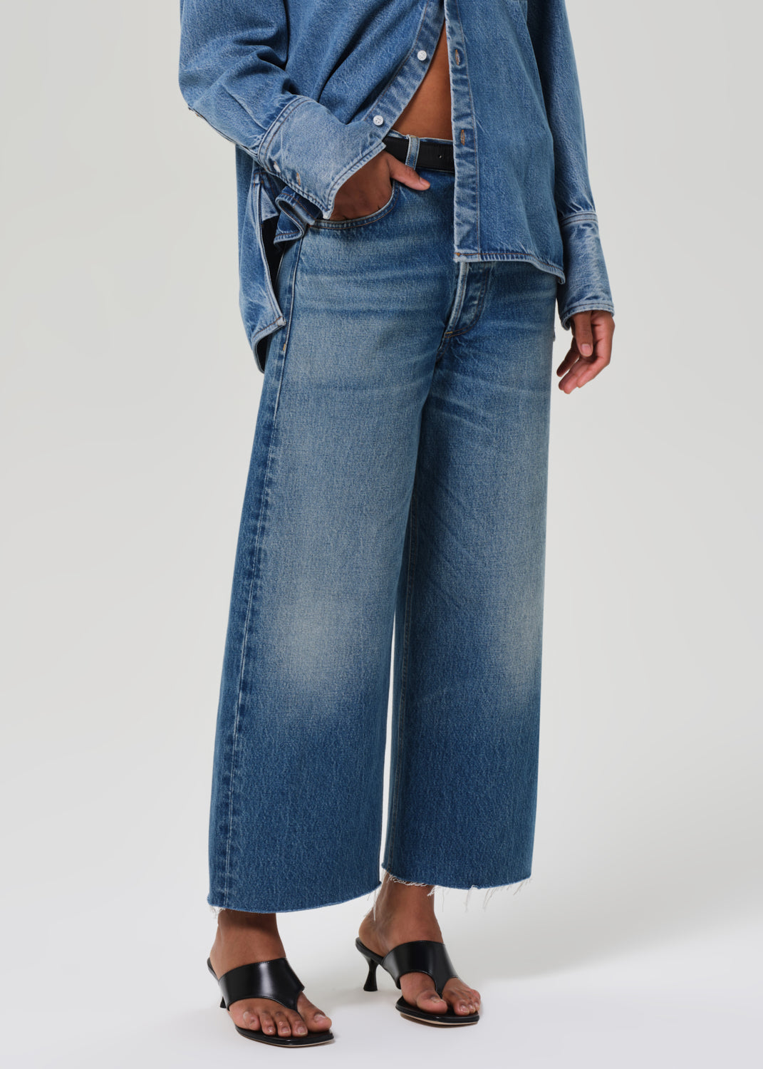 AYLA RAW HEM CROP IN DOHENY - Women's Fashion Distressed Denim Shorts for Summer, Casual Streetwear Outfits | Perfect for Beach, Music Festivals & Daily Wear
