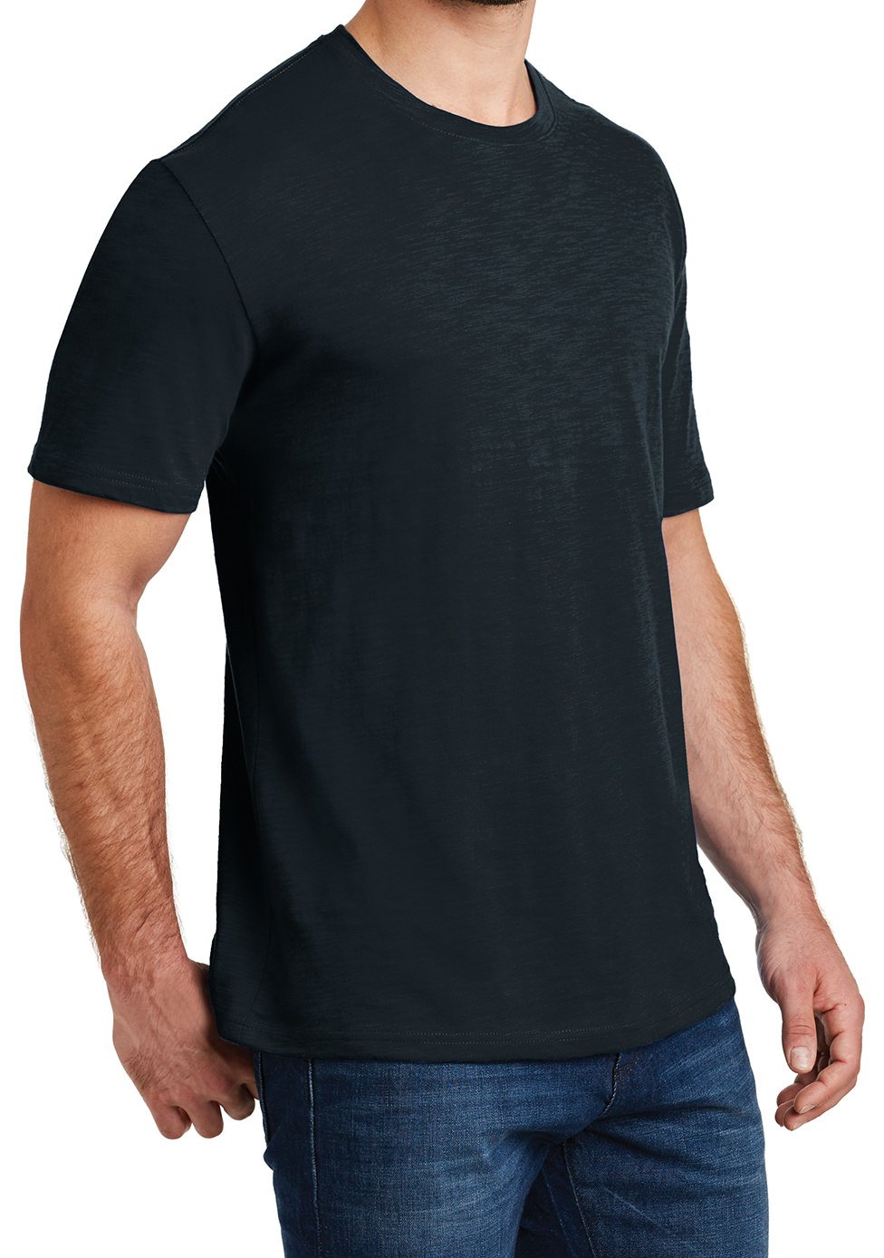 Men's Super Slub Crew Neck T-Shirt - Soft Cotton Casual Tee for Everyday Wear | Perfect for Streetwear, Lounge & Outfits