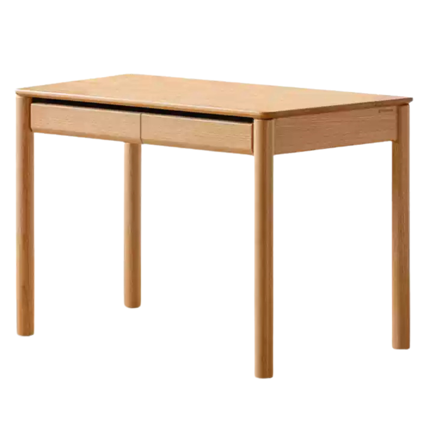 Solid Oak Wood Modern Writing Desk - Home Office Furniture for Study, Work & Productivity | Durable & Stylish Workspace Solution