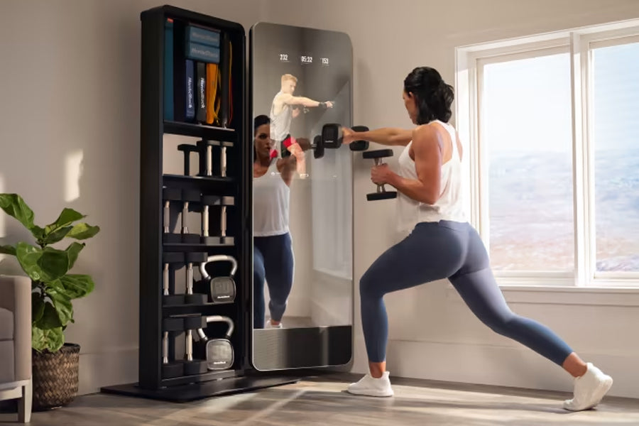 NordicTrack Vault Complete Home Gym Mirror - Interactive Smart Fitness Equipment for Full-Body Workouts | Perfect for Home Exercise, Yoga & Cardio Training