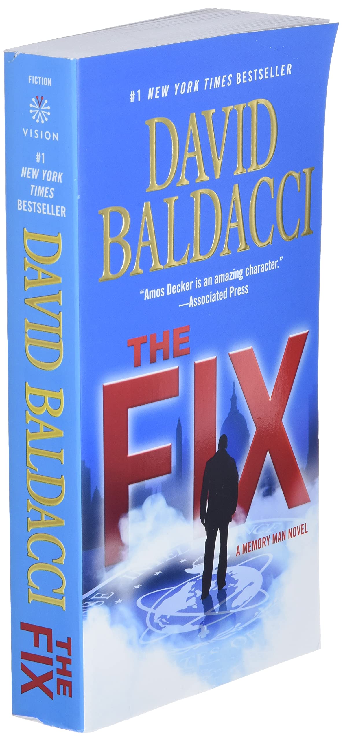 The Fix (Memory Man Series Book 3) - Crime Thriller Novel by David Baldacci | Perfect for Mystery Lovers & Book Club Discussions
