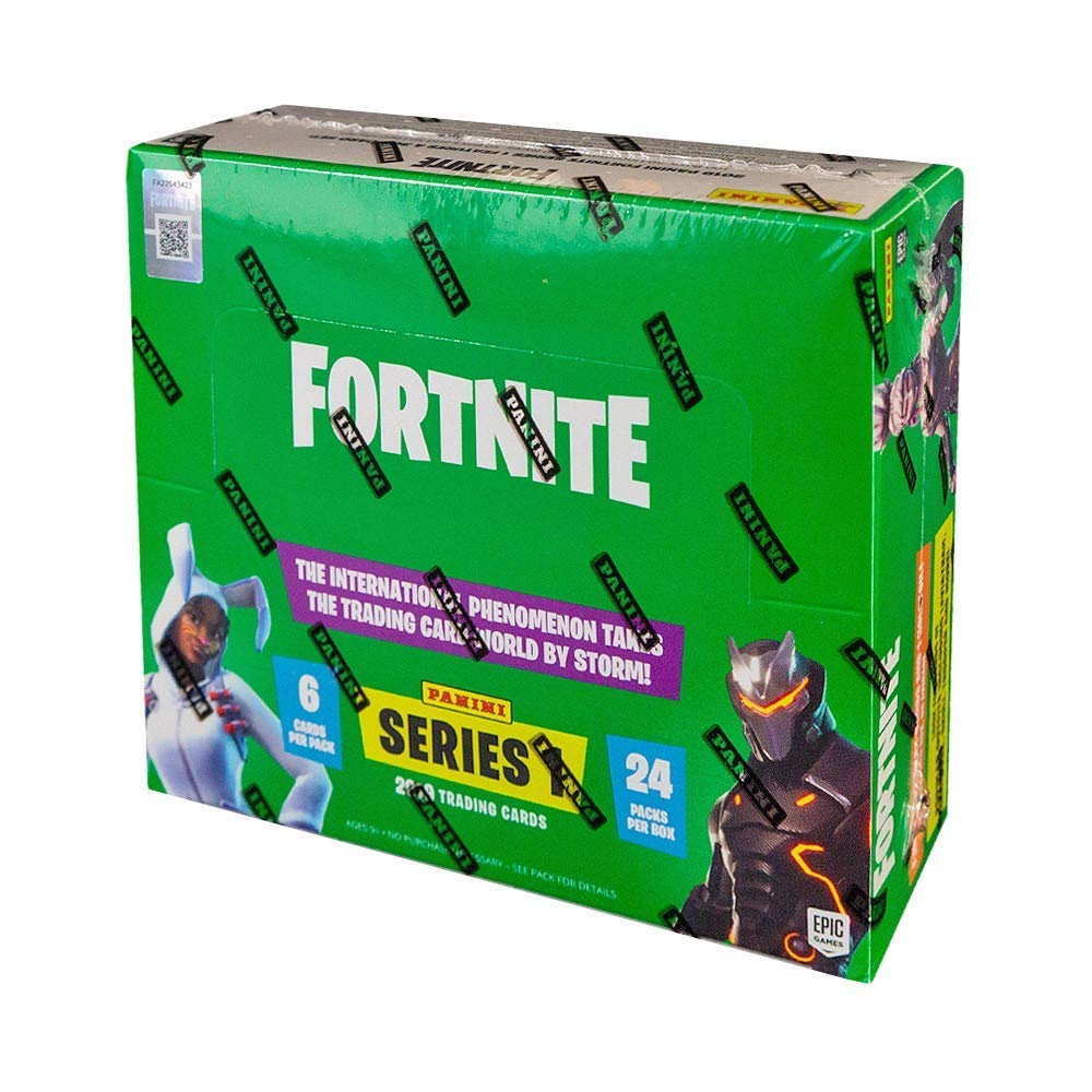 2019 Panini Fortnite Series 1 Trading Card Box - 24 Packs (6 Cards Each) | Collectible Game Cards for Fans & Players | Perfect for Gaming Tournaments, Gifts & Card Trading
