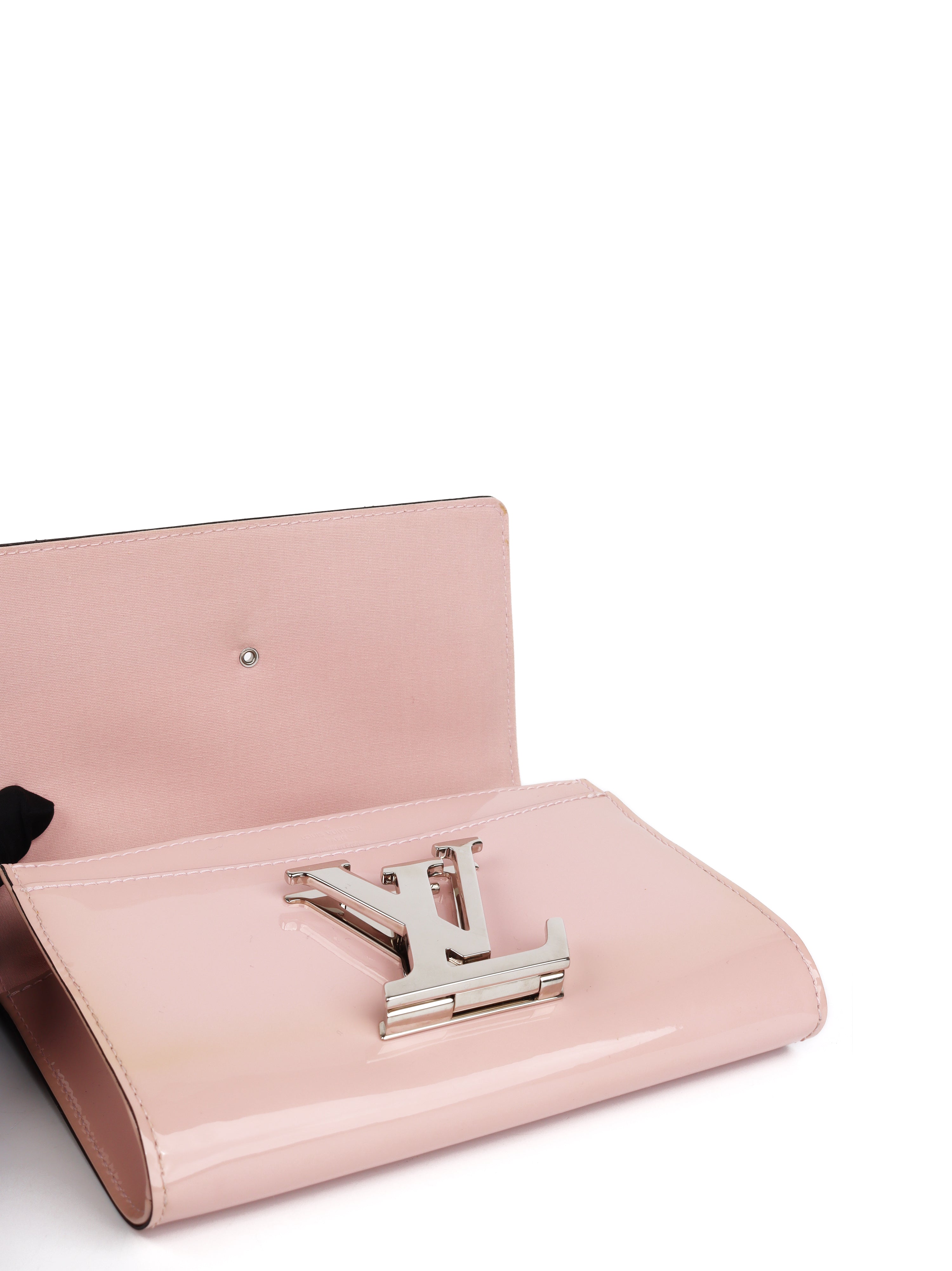 Authentic Louis Vuitton Rose Ballerine Vernis Louise MM Handbag - Luxury Leather Crossbody Bag for Women | Perfect for Work, Date Night & Special Occasions
