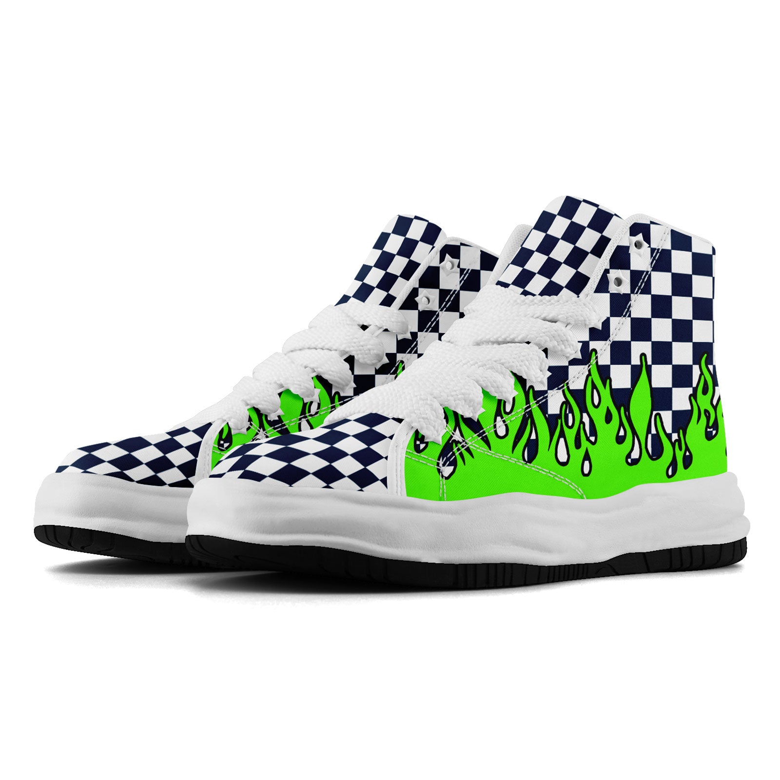 Custom Green Blue White Seattle Firesoul Personalized Sneakers - Breathable Comfortable Running Shoes for Men & Women | Perfect for Jogging, Gym Workouts and Casual Wear (Style: FN039 D020272 27)