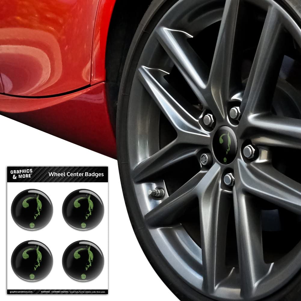 The Riddler's Question Mark Tire Wheel Center Cap - Resin-Topped Badges & Stickers for DC Comics Fans - Perfect for Car Customization & Superhero-Themed Accessories