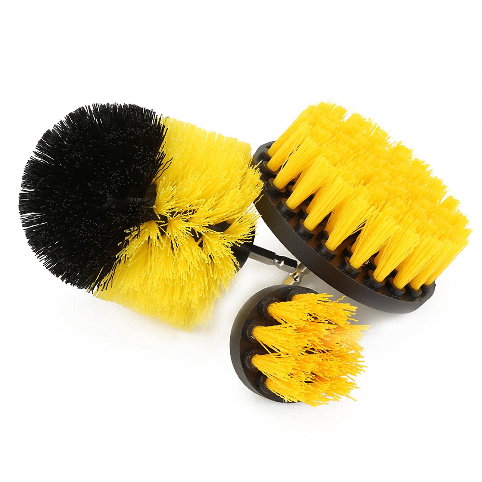 Kadimendium 3-Piece Drill Cleaning Brush Kit - Power Scrubber Bits for Tile, Grout & All-Purpose Cleaning (2