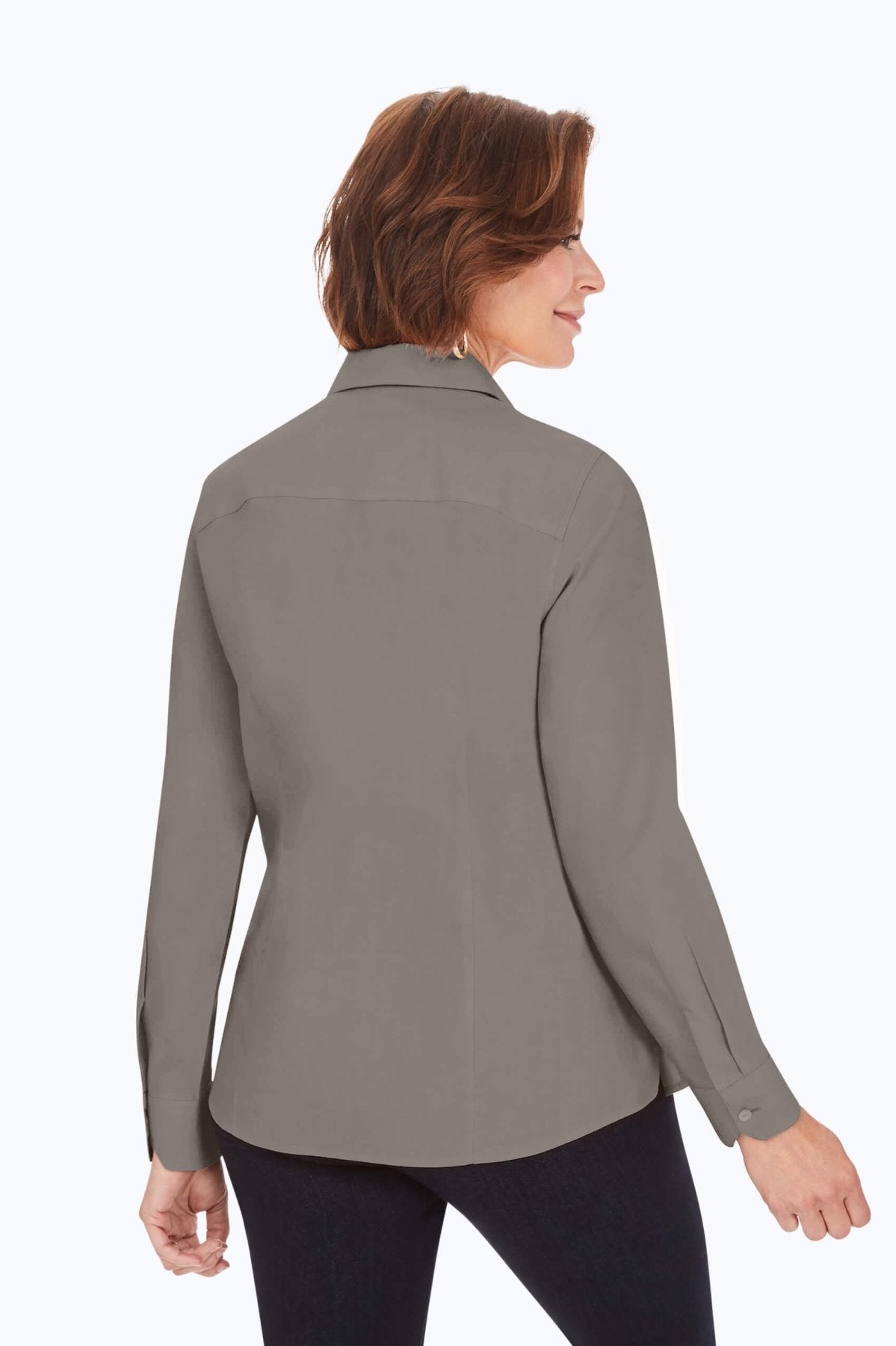 No-Iron Pinpoint Long Sleeve Dress Shirt for Men - Wrinkle-Free Business Casual & Office Wear - Perfect for Work, Interviews & Formal Occasions
