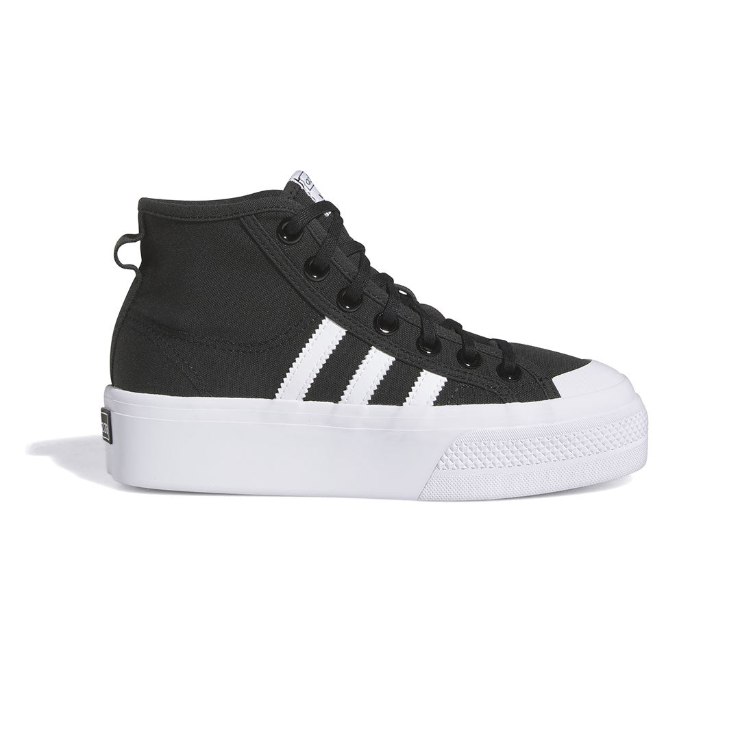 adidas Kids' Nizza Platform Mid Sneakers (IG7833) - Comfortable & Stylish Junior Shoes for School, Play & Everyday Wear