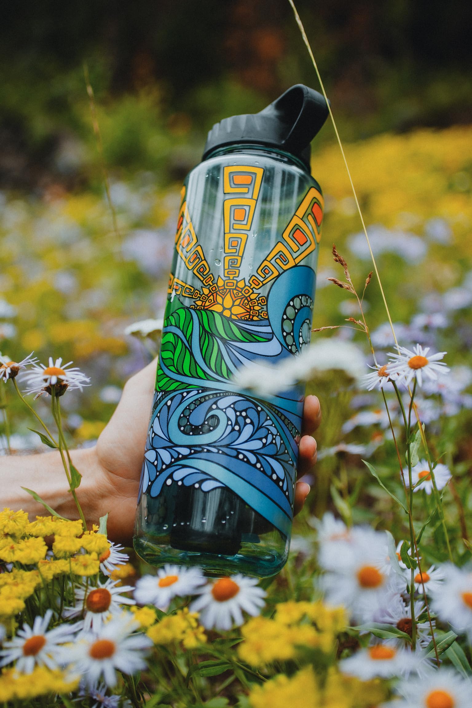 **Nalgene OG Water Bottle with Built-in Filter | BPA-Free, USA Made | Removes 99.99% Contaminants, PFAS, Heavy Metals | 48oz | Perfect for Hiking, Camping & Everyday Hydration**
