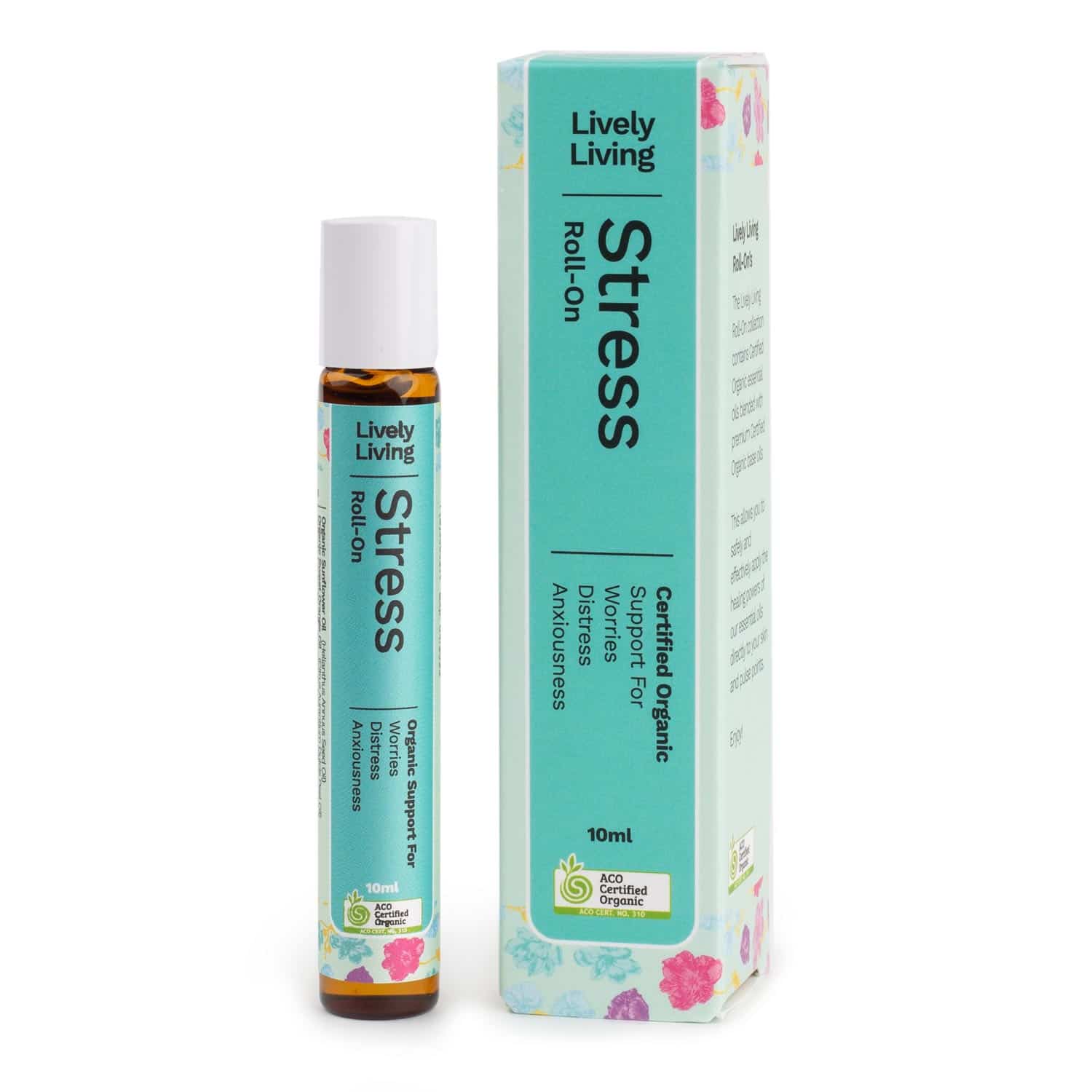 Stress Relief Essential Oil Roll On - Natural Aromatherapy for Relaxation & Anxiety Relief - Perfect for Home, Office & Travel Use