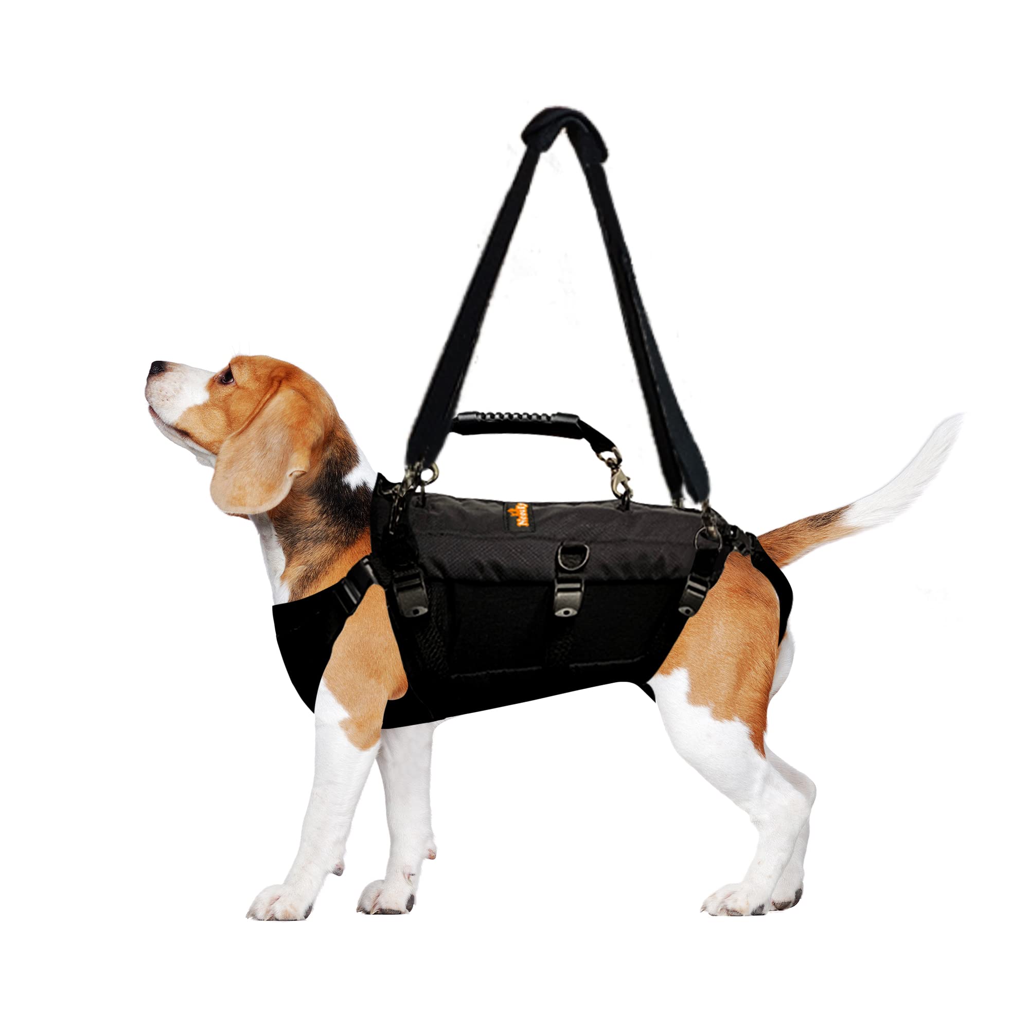 NeoAlly Sturdy Dog Lift Harness - Full Body Support & Mobility Aid for Small Dogs - 5-in-1 Lifting Support, Carry Sling, Vest Harness, Back Brace & Anxiety Vest - Shark Tank Approved - Perfect for Elderly, Injured or Disabled Dogs - Great for Post-Surgery Recovery & Daily Mobility Assistance