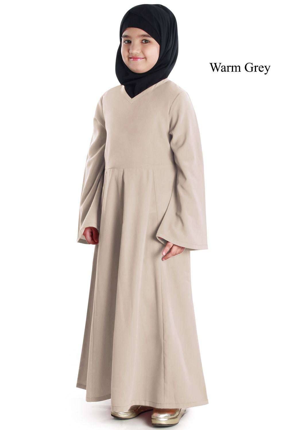 Nashema Kids Abaya Dress - Islamic Prayer Dress for Girls - Perfect for Eid, Mosque, and Special Occasions