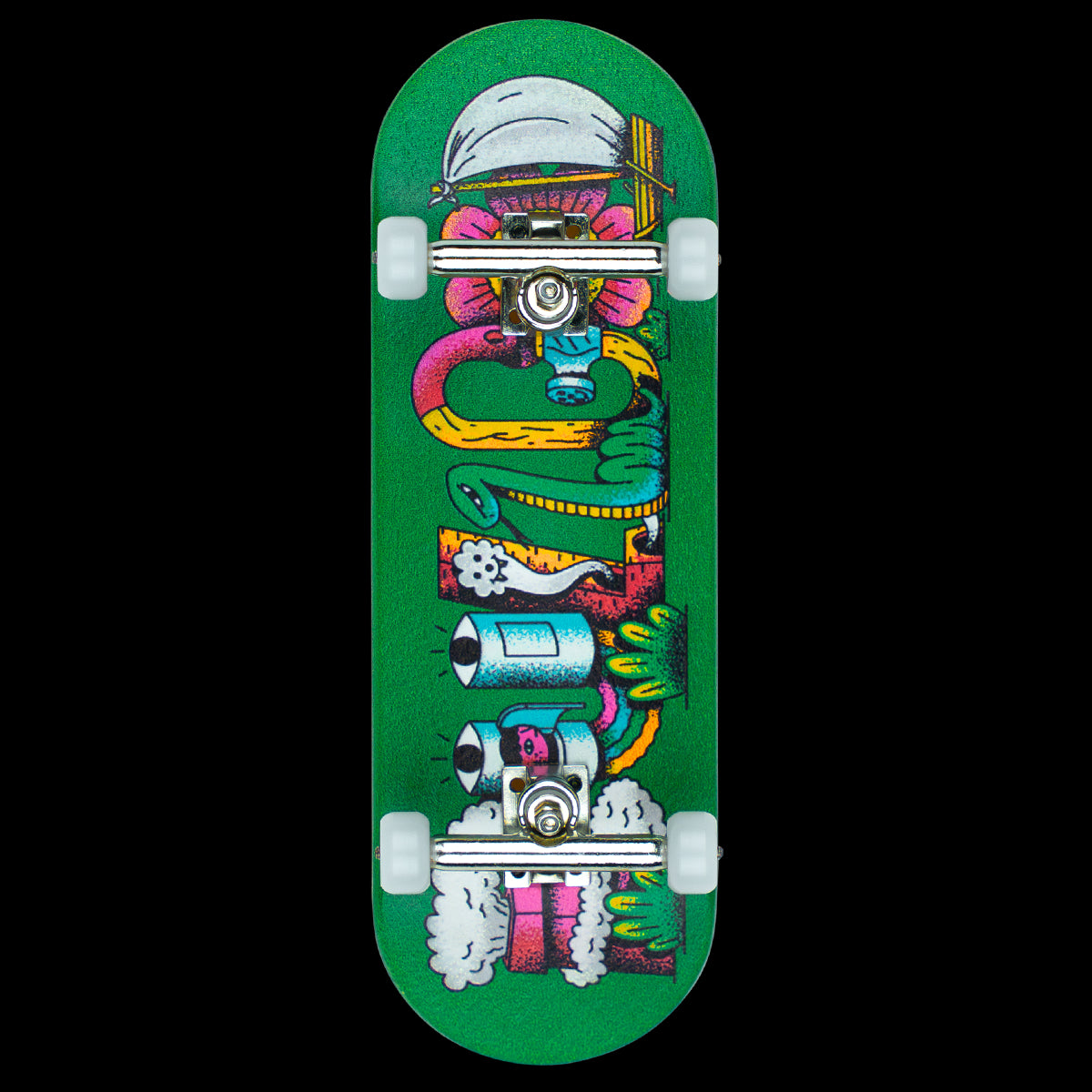 BullGod Premium Fingerboard Complete - Professional Mini Skateboard for Tricks & Stunts | Perfect for Skateboarding Enthusiasts & Collectors | Indoor & Outdoor Use