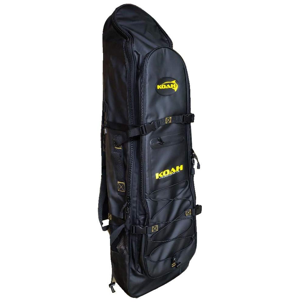 Koah Long Fin Utility Spearfishing Backpack - Durable Waterproof Dive Bag for Spearfishing Gear Storage - Perfect for Ocean, Beach & Boat Trips