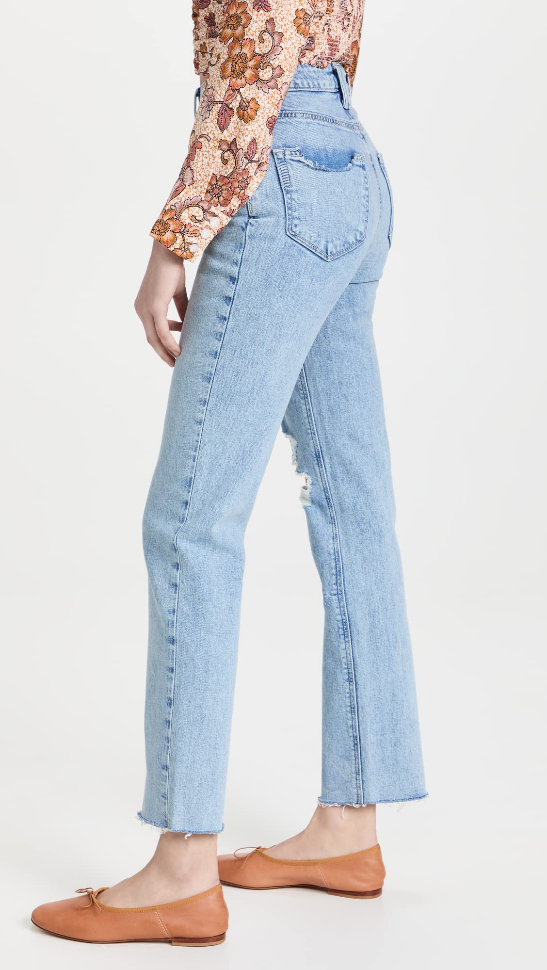 PAIGE Women's Stella Straight Leg Jeans - High Waist Denim Pants for Casual & Office Wear | Comfortable Stretch Fit for Everyday Style