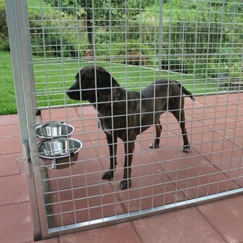 8' X 24' Heavy Duty Galvanized Steel Dog Kennel - Ultimate Pro Outdoor Dog Run for Large Dogs - Perfect for Backyard, Farm & Pet Safety