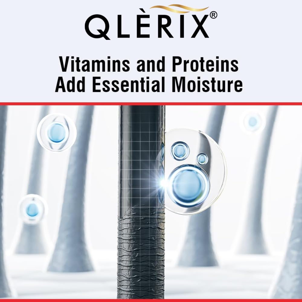 QLERIX Premium Heat Protectant Hair Spray - Sulfate & Paraben Free Styling & Straightening Blowout Spray for Men & Women (200ml) - Perfect for Salon Quality Styling at Home & Heat Tool Protection