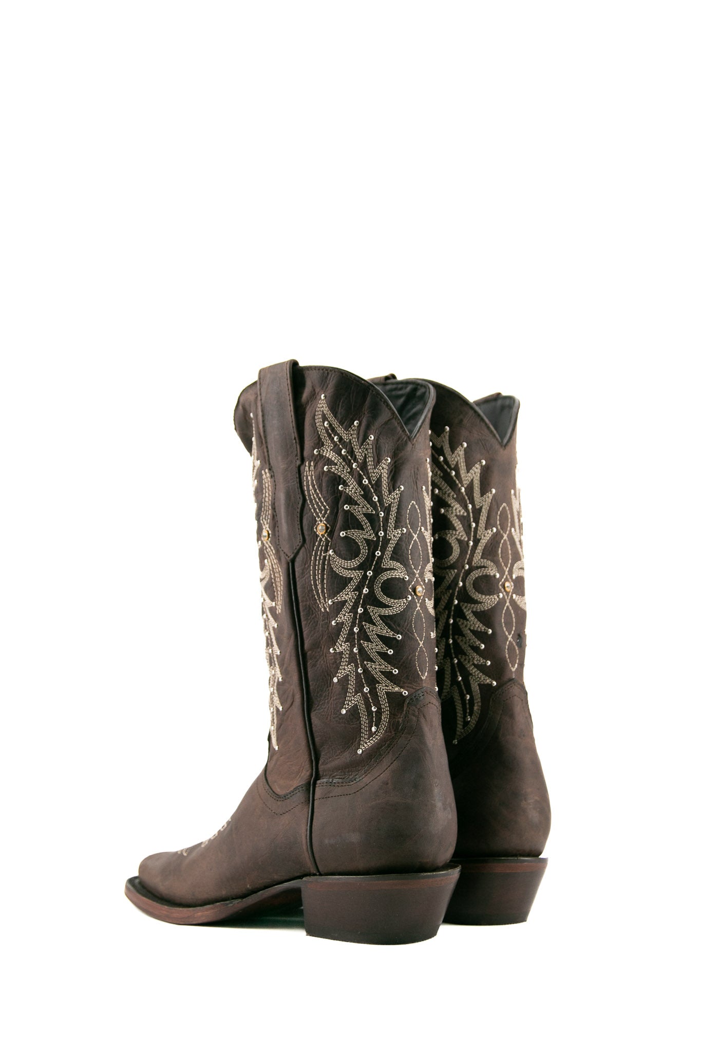 Paulina Frontier Cowgirl Boots for Women - Western Ankle Boots with Leather & Stitching Details - Perfect for Rodeo, Country Dancing & Outdoor Adventures