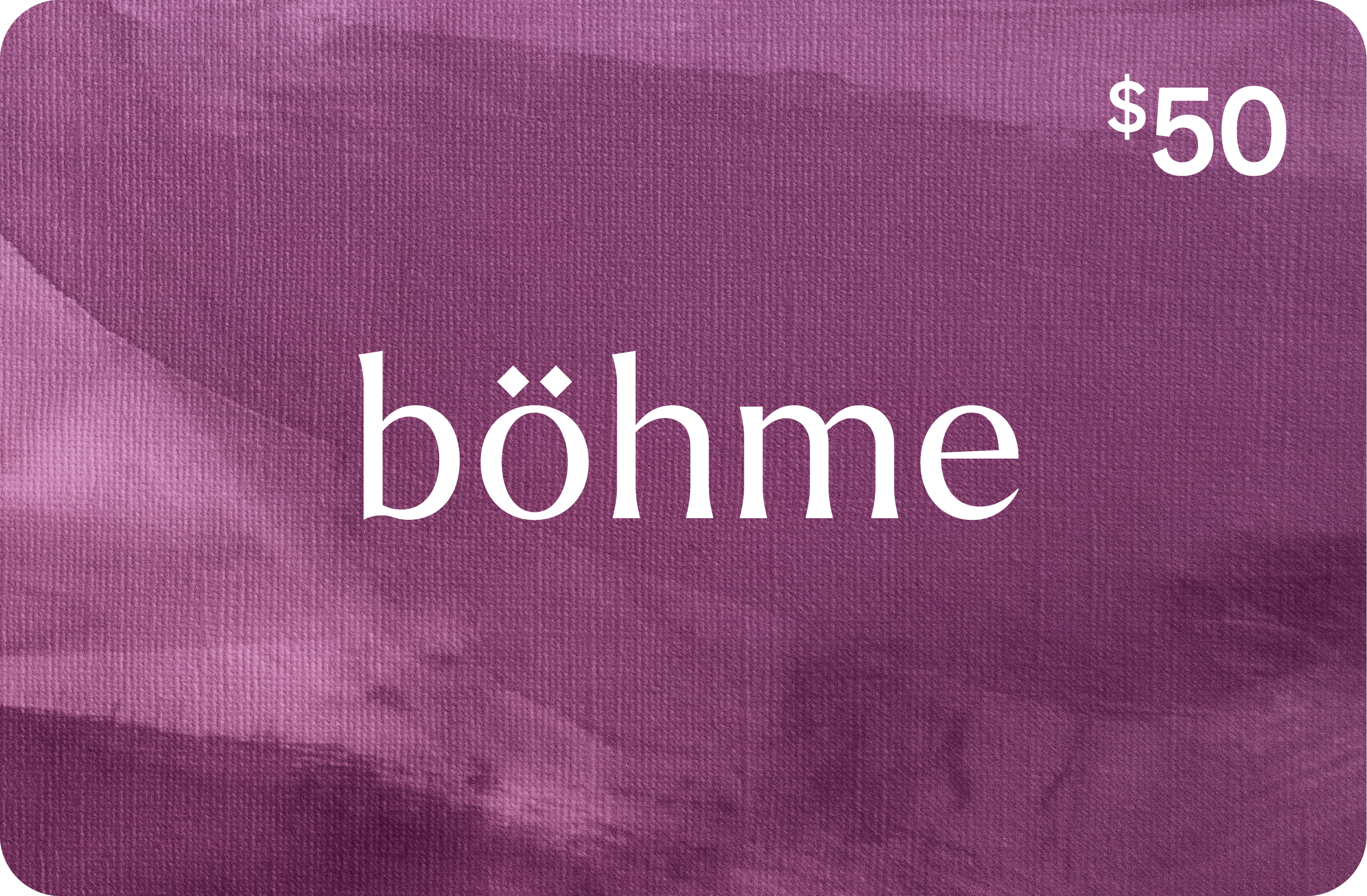 $50 Bohme Gift Card - Perfect for Fashion Lovers, Birthday & Holiday Gifts - Shop Online for Trendy Women's Clothing & Accessories