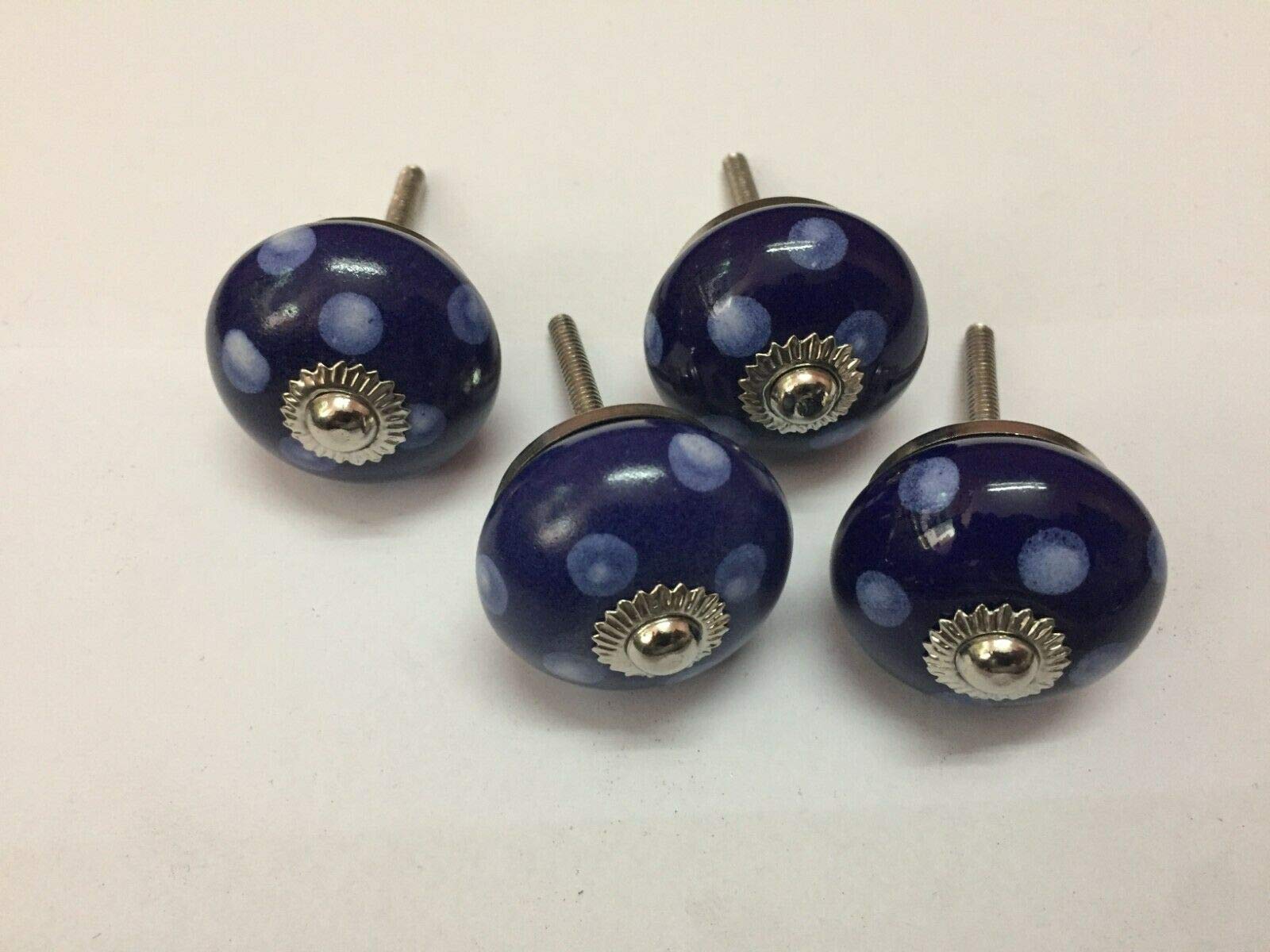 Ceramic Drawer Knobs - Elegant Cabinet & Cupboard Door Pull Handles - Durable Furniture Hardware for Kitchen, Bathroom & Wardrobe Organization