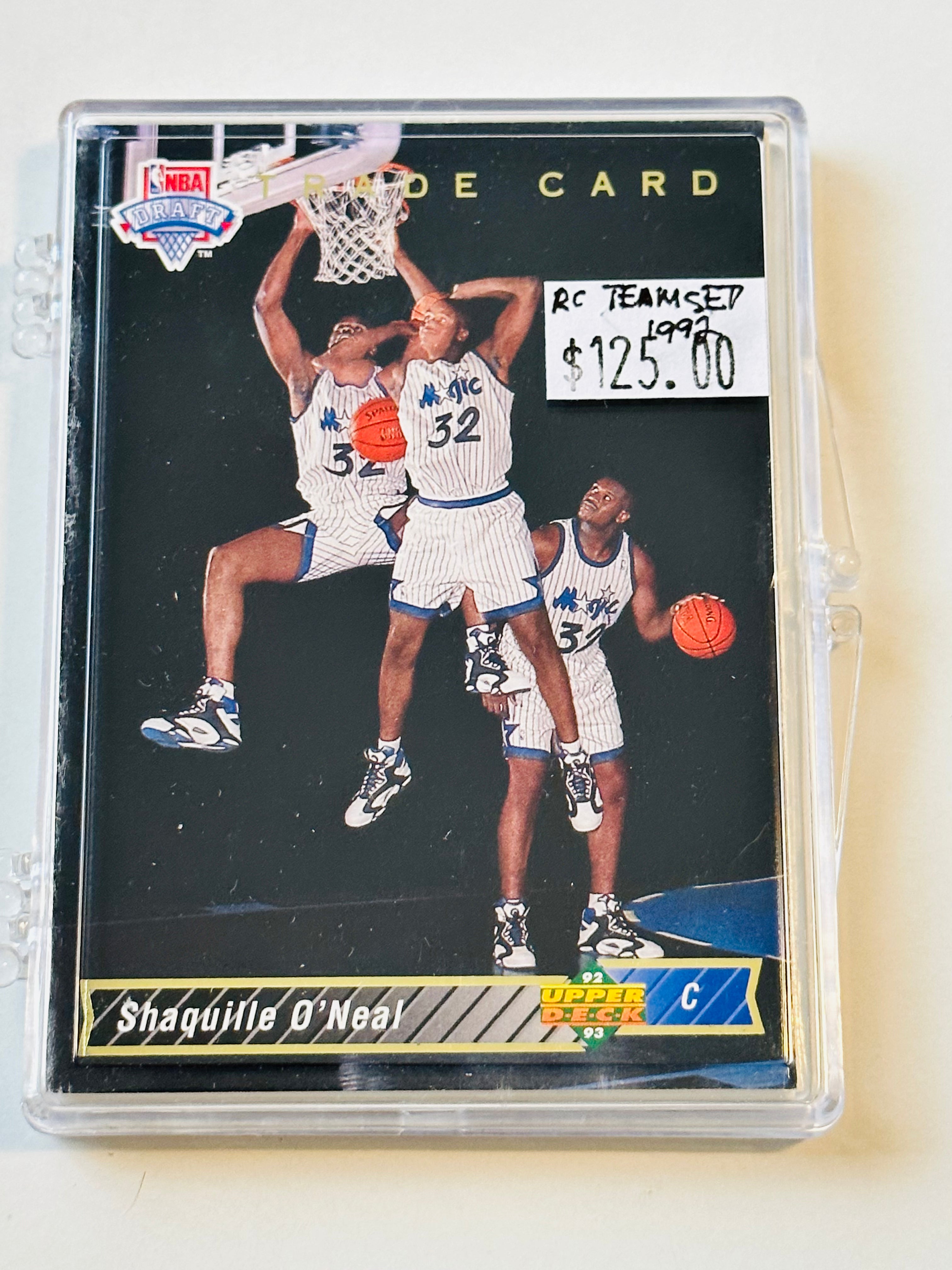 1992 Upper Deck Shaquille O'Neal Rookie Card with Complete Team Set - Perfect for NBA Collectors, Basketball Memorabilia Fans & Sports Card Investors