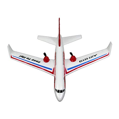 2.4GHz Remote Control Airplane Drone - 2 Channel RC Glider for Kids & Beginners, Outdoor Flying Toy for Boys & Girls Age 6-12 (White) - Perfect for Backyard Fun, Birthday Gifts & STEM Learning