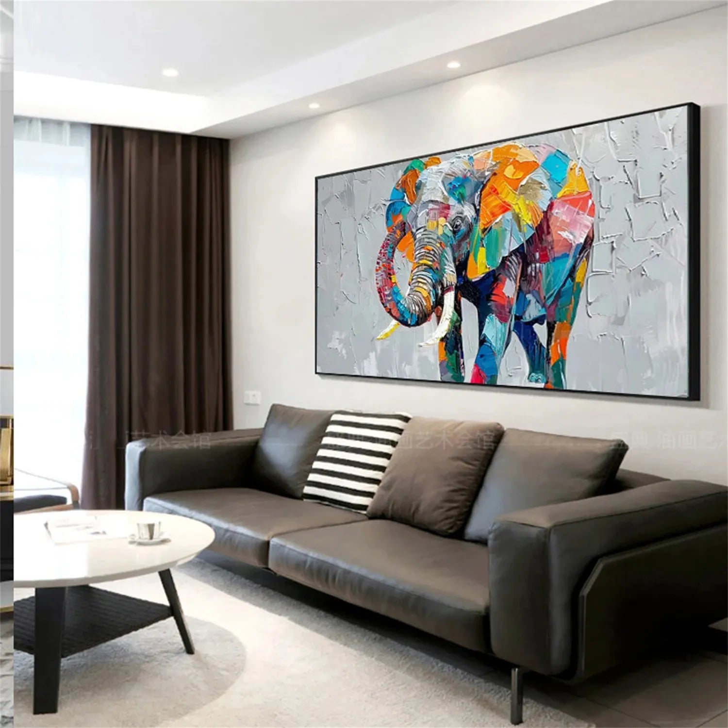 Animal Art Painting #AP089 - Handmade Wildlife Canvas Art for Home & Office Decor | Perfect for Living Room, Bedroom, and Gift Giving