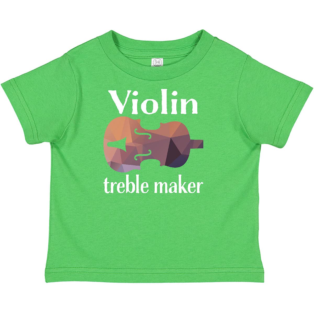 Funny Violinist Music Toddler T-Shirt - Inktastic Violin Treble Maker Graphic Tee for Kids | Perfect Gift for Young Musicians & Music Lovers