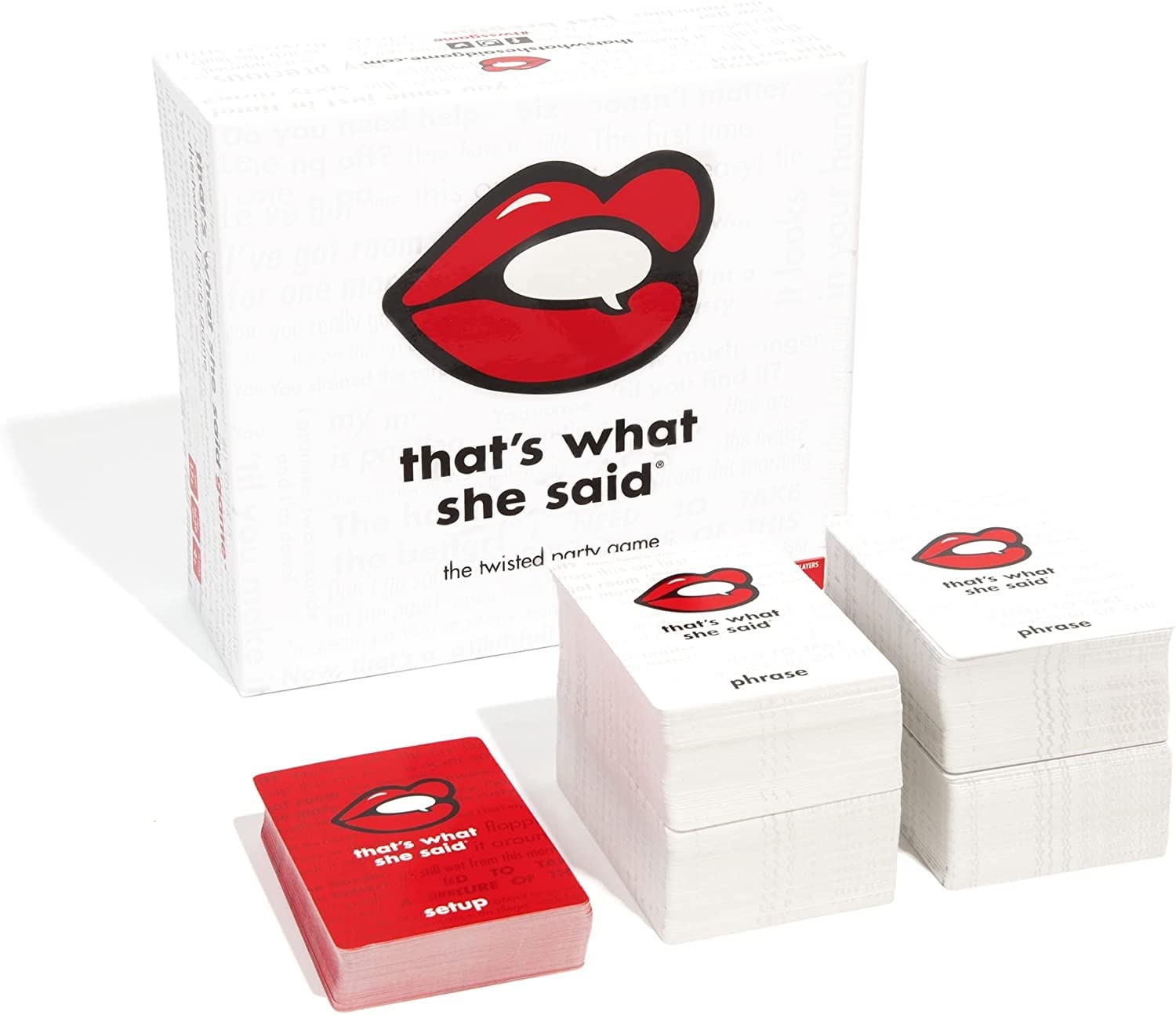 That's What She Said Game - Hilarious Adult Party Card Game for Ages 17+ | Perfect for Bachelorette Parties, Game Nights & Icebreaker Activities