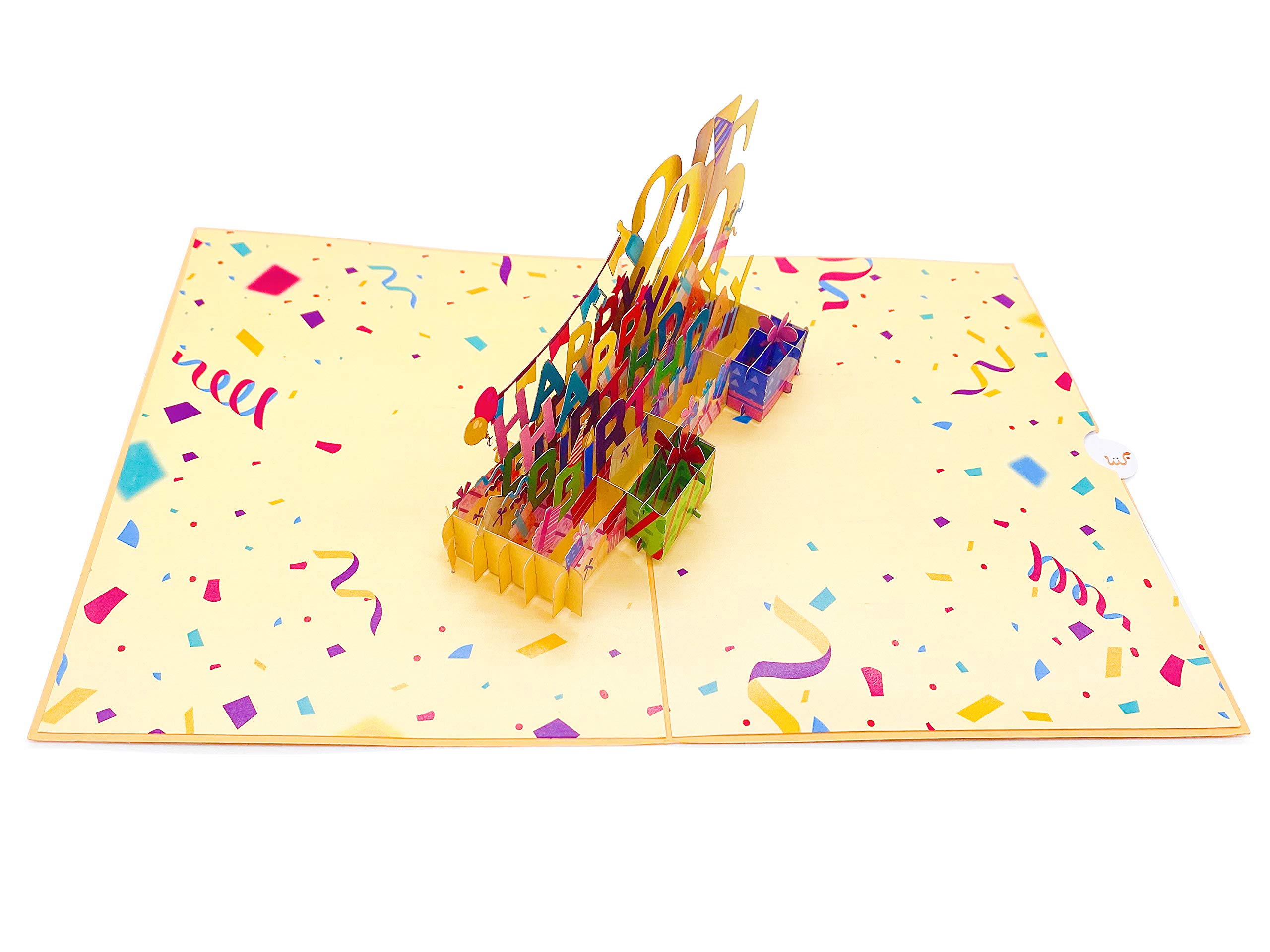 3D Pop-Up Happy 25th Birthday Greeting Card for Men, Women, Son & Daughter | Includes Message Notes & Envelope | Large 8x6 Inch Size | Perfect for Milestone Celebrations, Anniversaries & Special Surprises