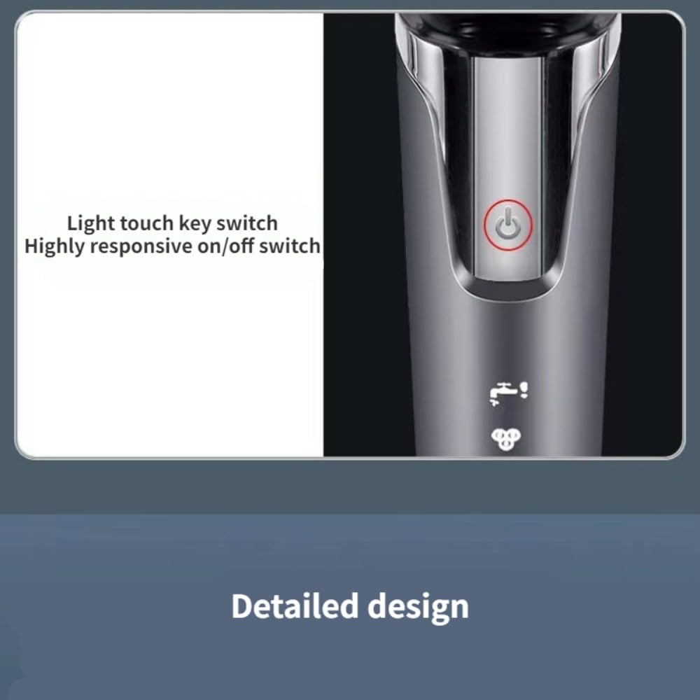 Best Electric Razor for Men - Waterproof Cordless Shaver with Travel Case - Perfect for Home, Travel & Gifting - Smooth Shaving Anywhere