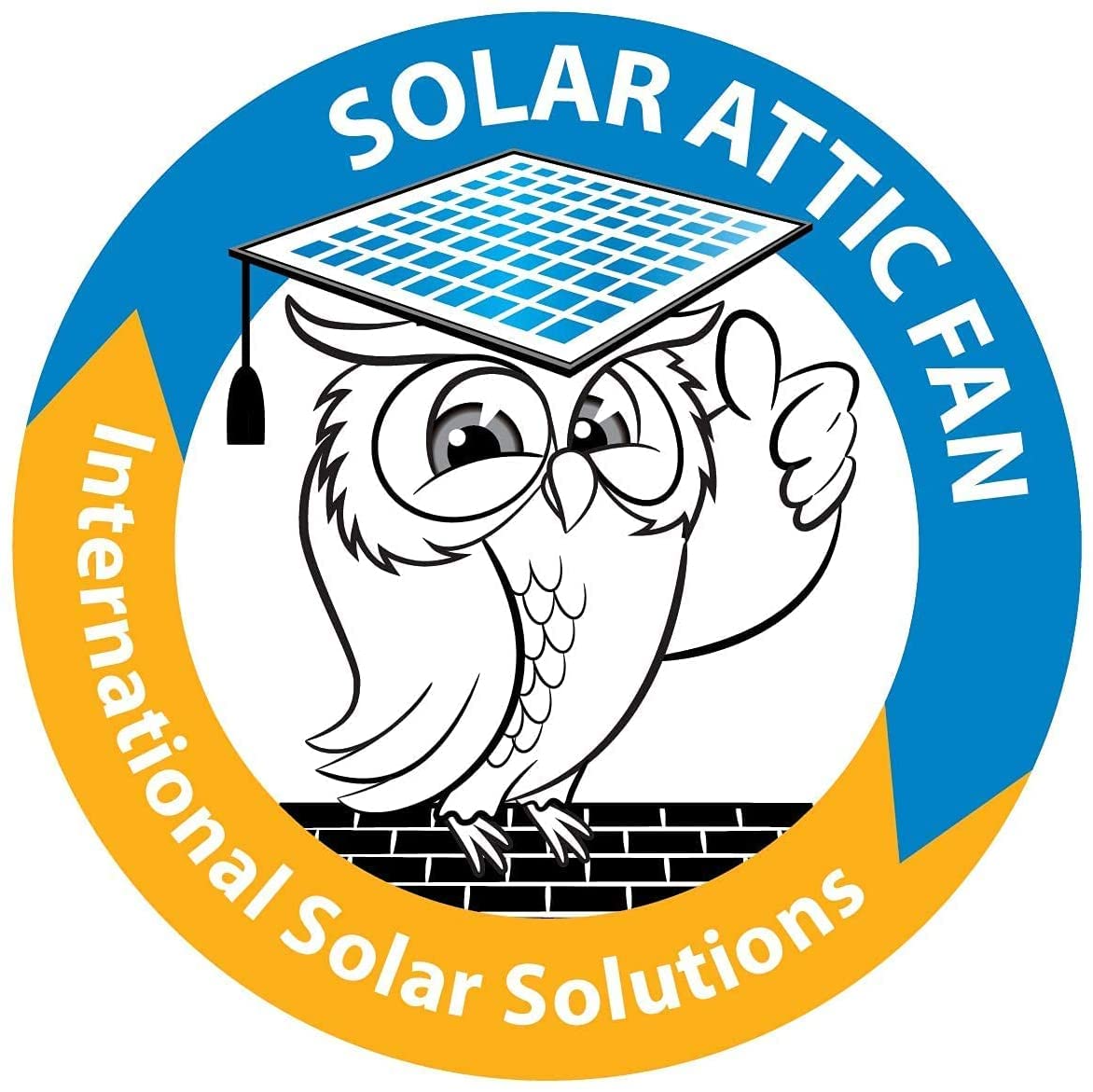 iSolar 40W-GAB Solar Attic Fan - 100% Solar Powered, All-in-One Design for Year-Round Attic Ventilation - Keep Your Home Cool & Energy Efficient - Perfect for Hot Climates & Home Comfort Improvement - HGTV's Bryan Baeumler Recommended