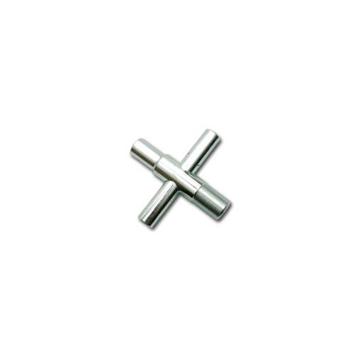 Dawn KEY04 4-Way Silcock Key - Heavy Duty Brass Water Valve Tool for Outdoor Faucets, Spigots & Hydrants | Perfect for Garden, Lawn & Plumbing Use