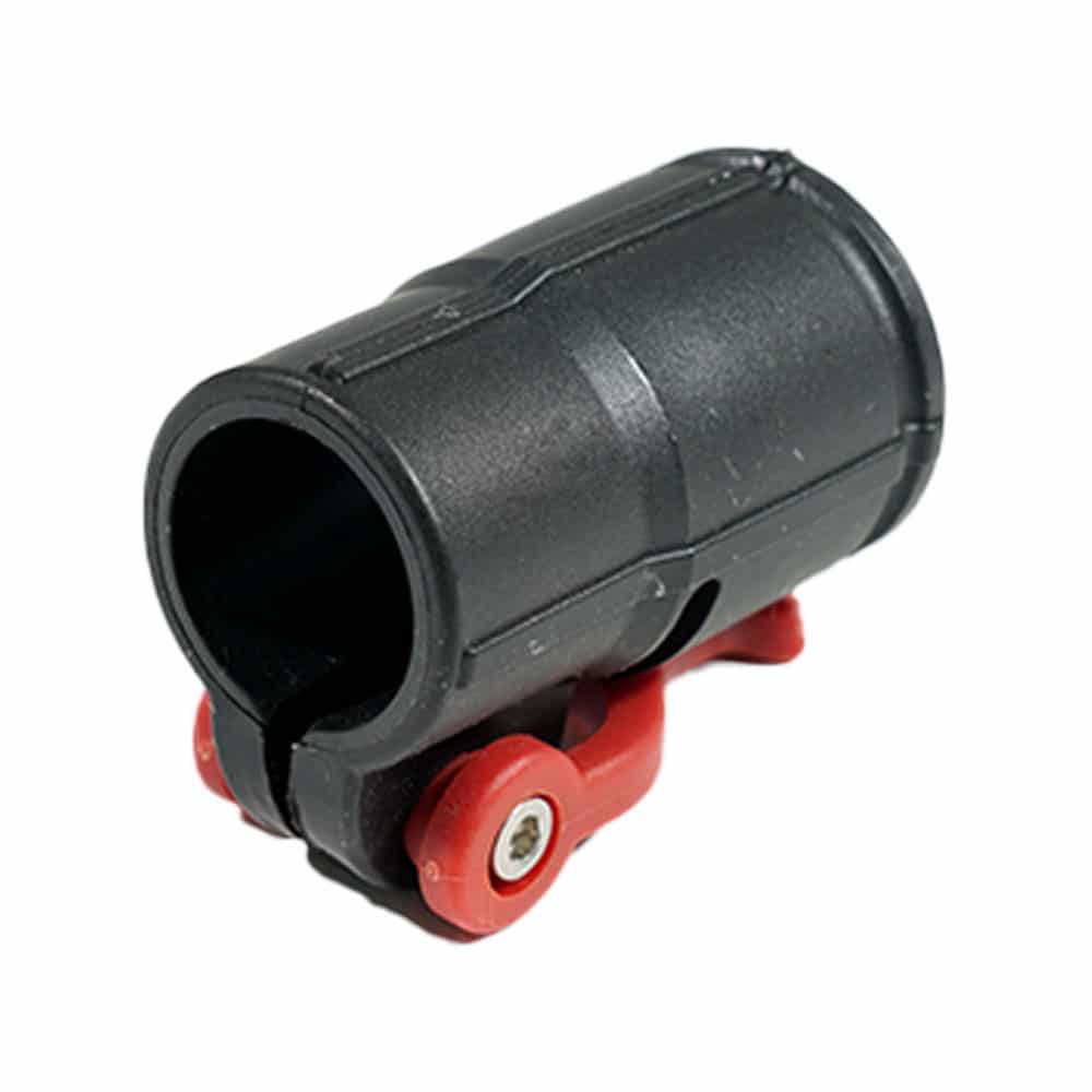 Detecting Innovations Black & Red Carbon Fiber Telescopic Shaft for Tele Knox - Lightweight Durable Fishing Rod for Kayak, Boat & Shore Fishing