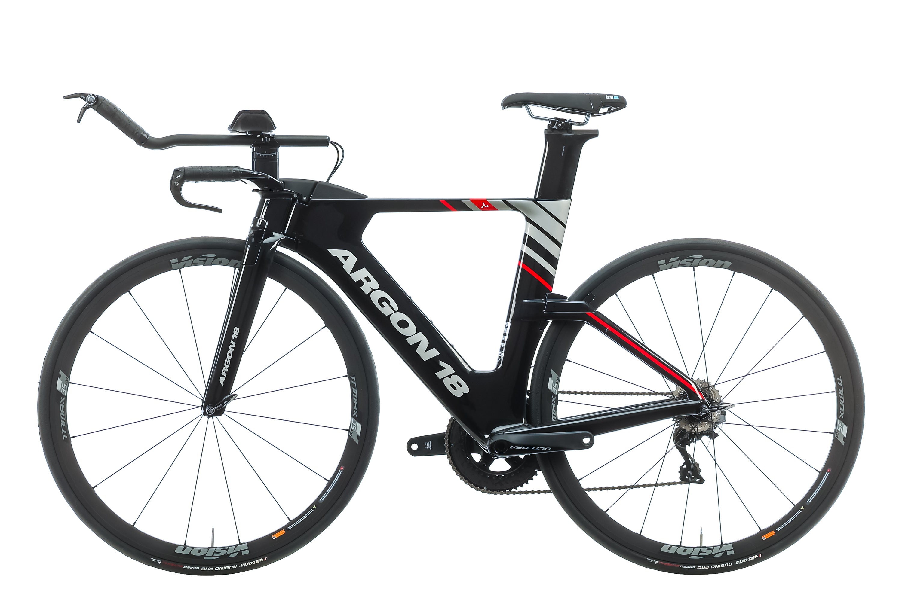 Argon 18 E 119 Tri Ultegra Triathlon Bike 2020 - Small Size | Lightweight Carbon Frame & Shimano Ultegra Groupset | Perfect for Ironman Races & Long-Distance Triathlons