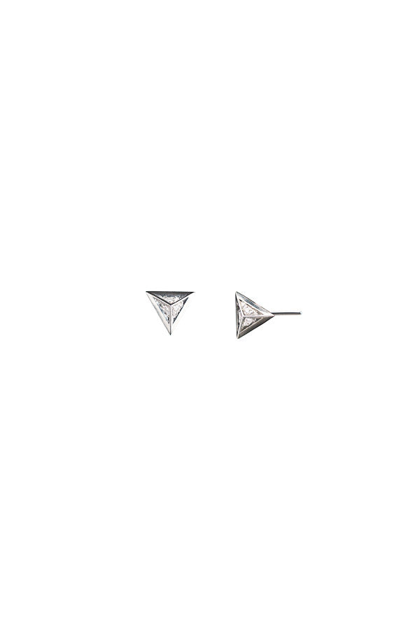 14K White Gold Diamond Stud Earrings for Women - Elegant & Timeless Jewelry Gift for Everyday Wear & Special Occasions