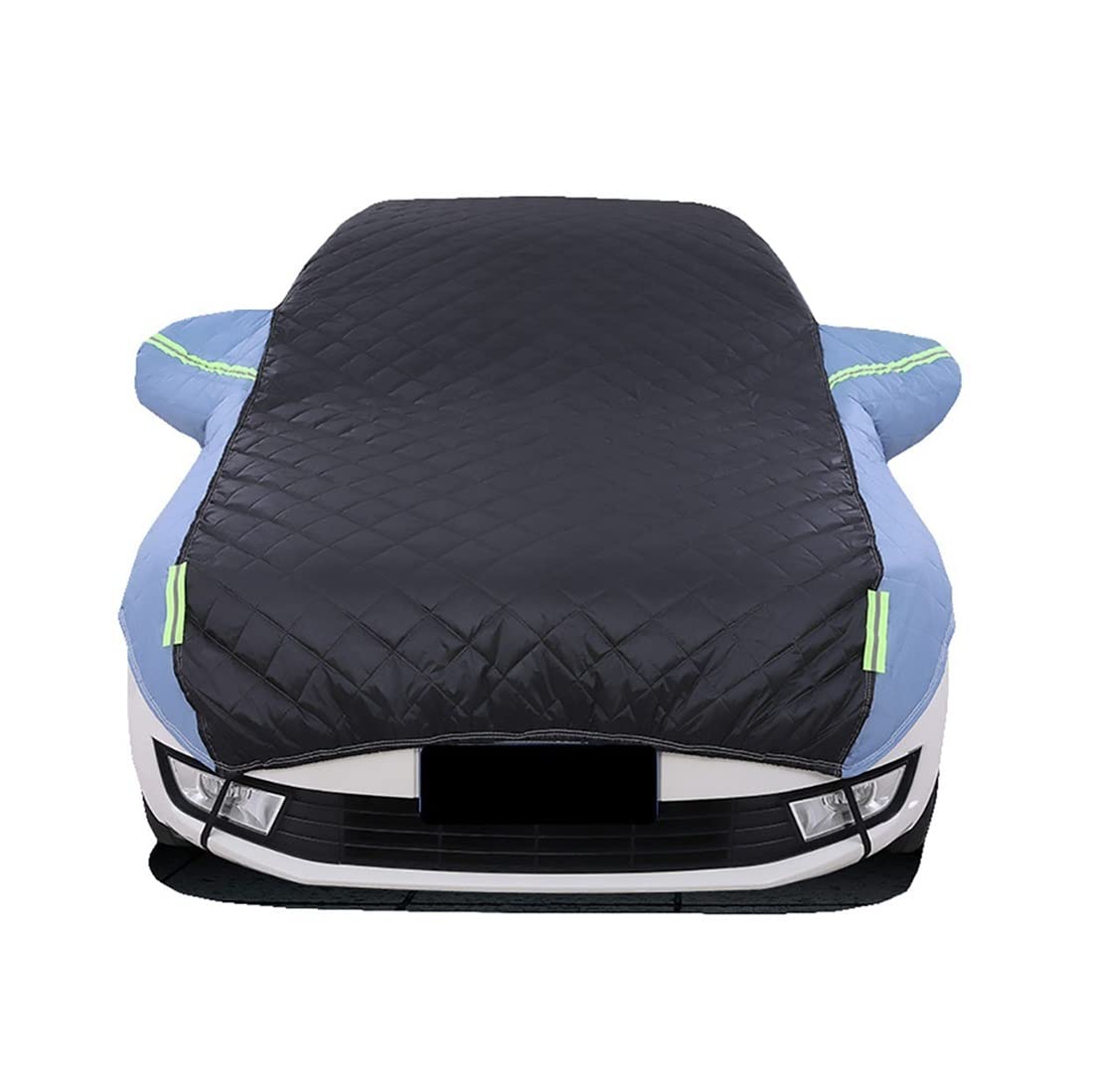Waterproof Half Body Car Cover Sun Shade Protector - Anti-Hail Sedan Cover for BMW 1 Series (Color C) | Outdoor Parking, Summer UV Protection, All-Weather Vehicle Protection