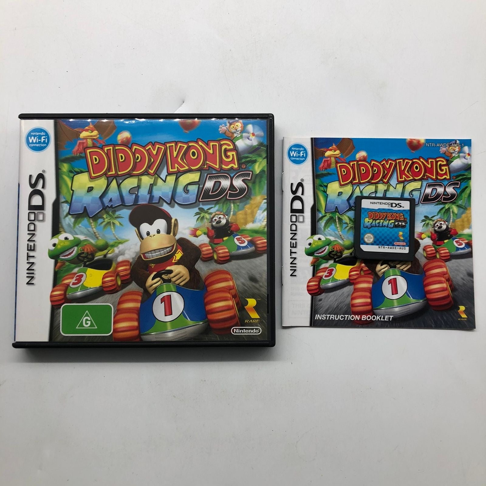Diddy Kong Racing DS Game for Nintendo DS - Complete with Manual - Fun Racing Adventure for Kids & Adults - Perfect for Family Game Nights & Travel Entertainment