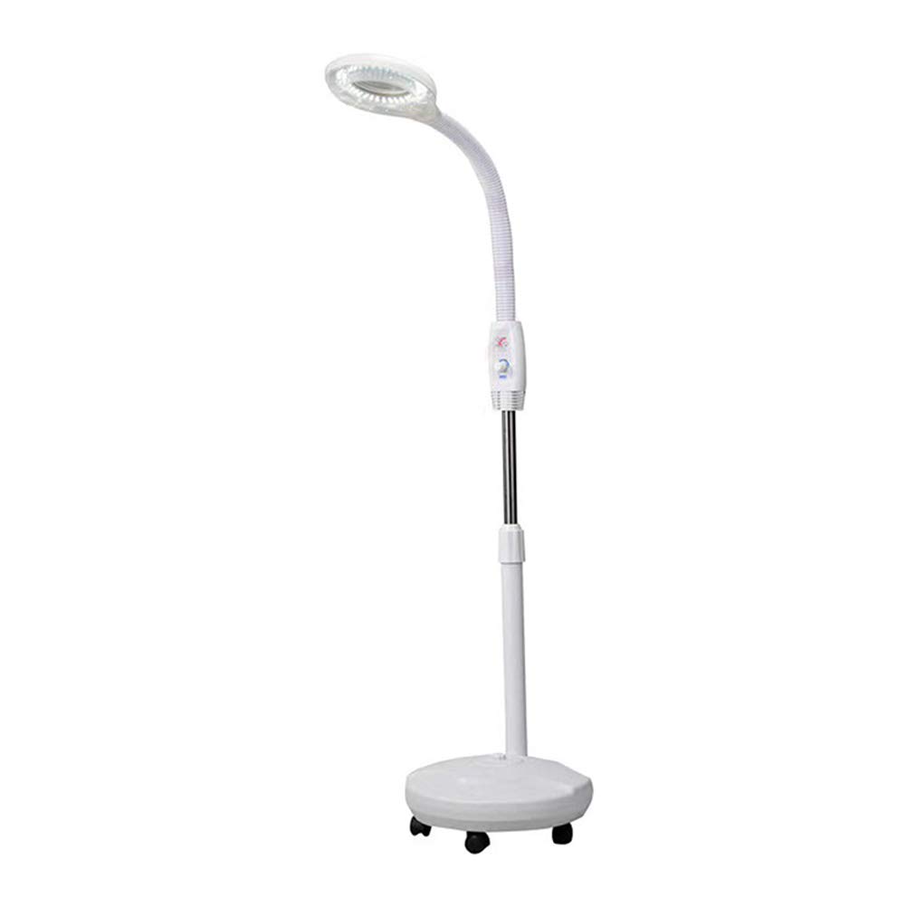 5X Magnifying LED Lamp with Dimmable Wheel - Perfect for Tattoo, Eyebrow & Eyelash Beauty, Cold Light Makeup Application - Ideal for Home Salons & Professional Studios