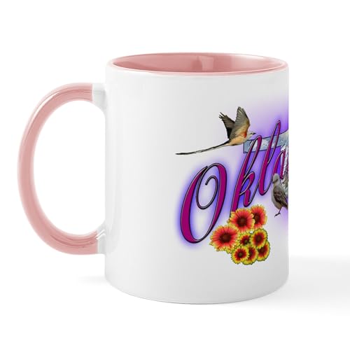 White/Pink Inside - Oklahoma Mug