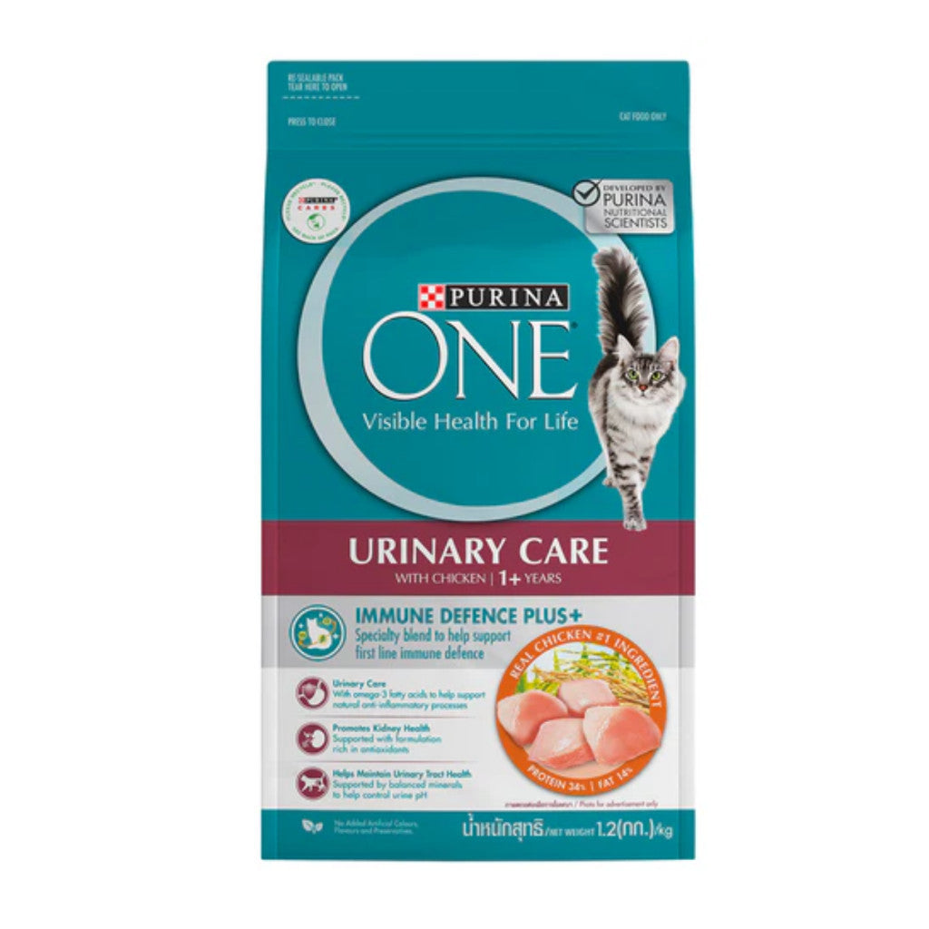 Purina ONE Dry Cat Food - Indoor Advantage Healthy Salmon Formula for Kittens to Adult Cats - Supports Digestive Health (380g & 1.2kg Options) - Perfect for Indoor Cats with Sensitive Stomachs
