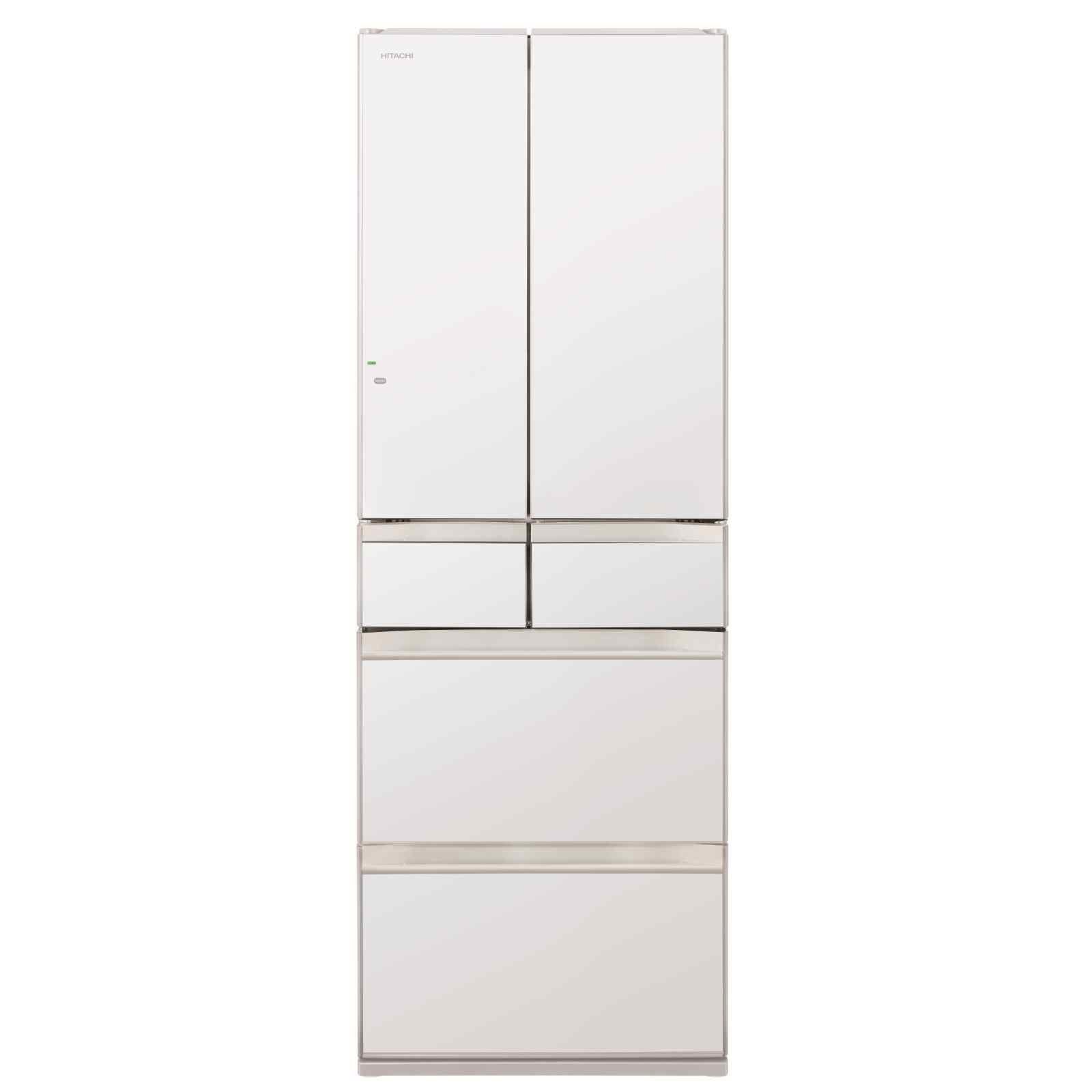 Hitachi 400L Multi Door Refrigerator R-HW530NS-XW | Japanese Made Stainless Steel Fridge | Energy Efficient for Home & Restaurant Use