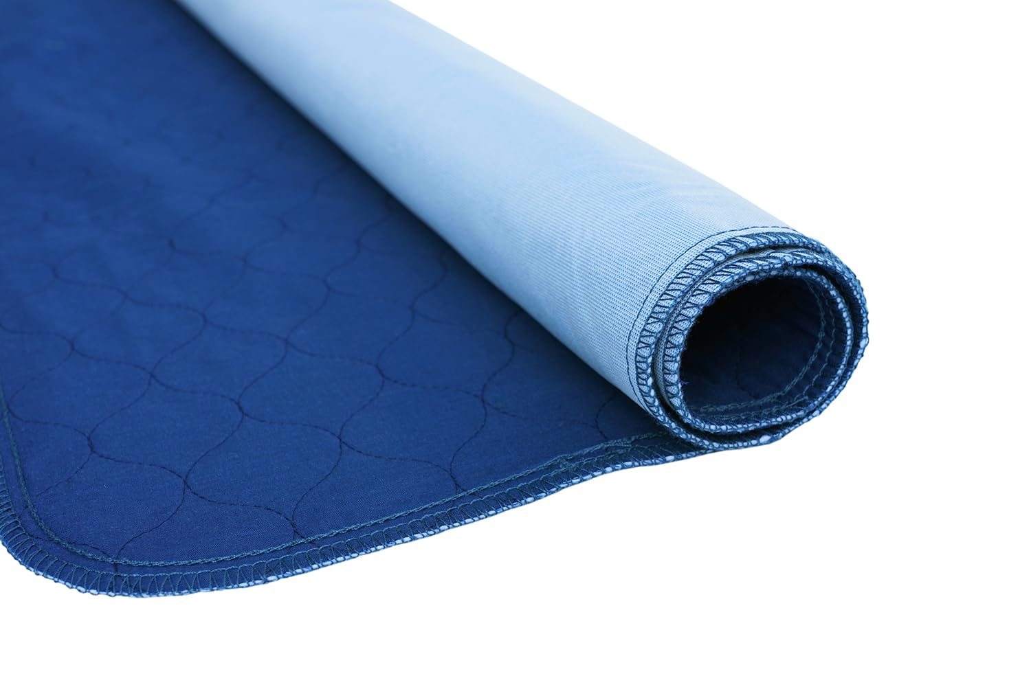 Reusable Washable Bed Pads 2 Pack 34X52 Inches - Absorbent Waterproof Quilted Cotton Top Underpad Mattress Protector for Adult, Toddler & Pet - Ideal for Incontinence, Elderly Care, Baby Changing & Pet Accidents