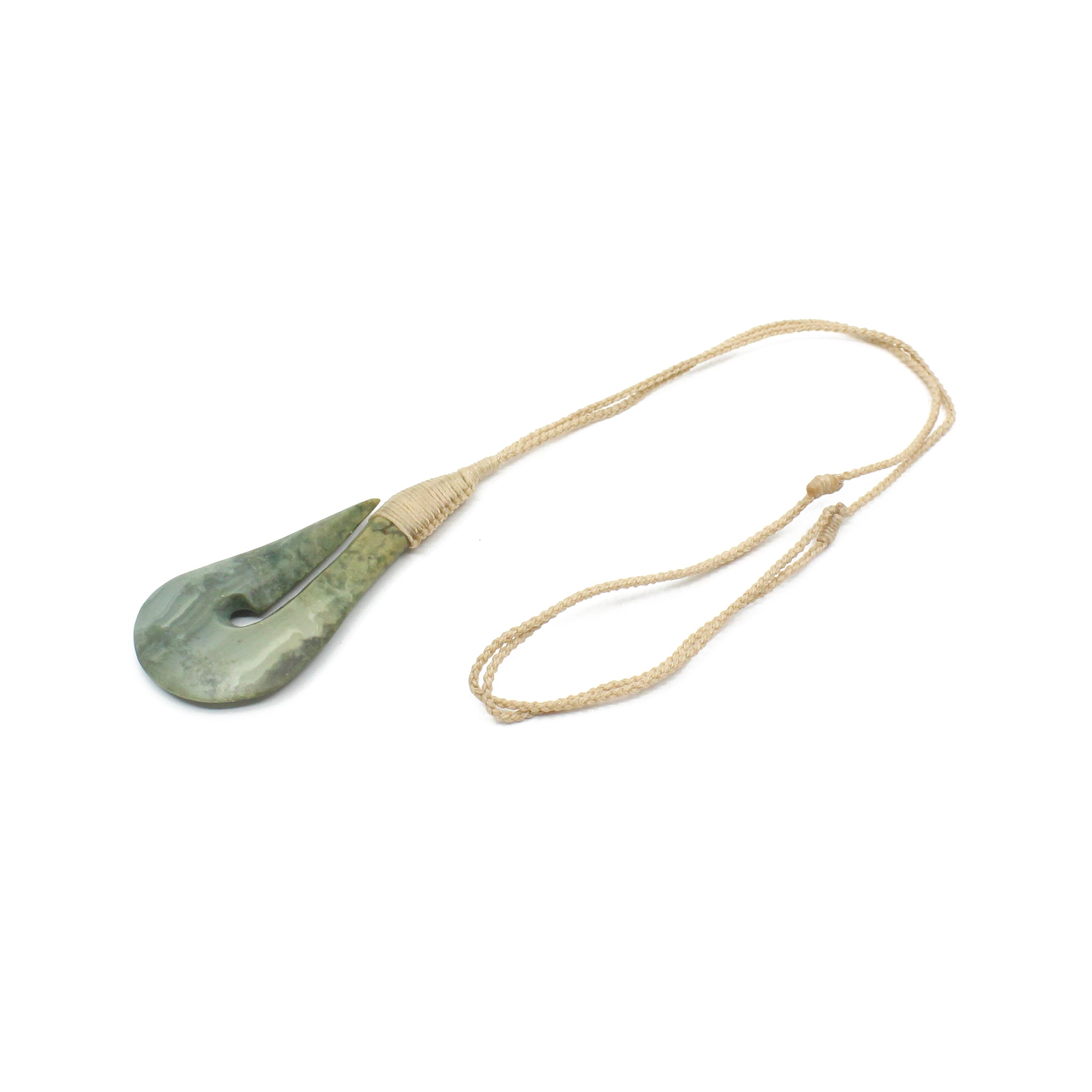 Authentic Hei Matau Pounamu Greenstone Pendant - Maori Fish Hook Necklace - Handcrafted New Zealand Jade Jewelry for Men & Women - Perfect Gift for Travelers, Fishermen & Nature Lovers