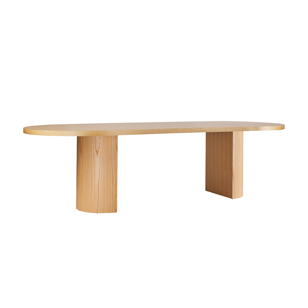 Stylish Desert Moon Oval Dining Table - Modern Wooden Kitchen Table for 6 - Perfect for Family Dinners & Entertaining Guests