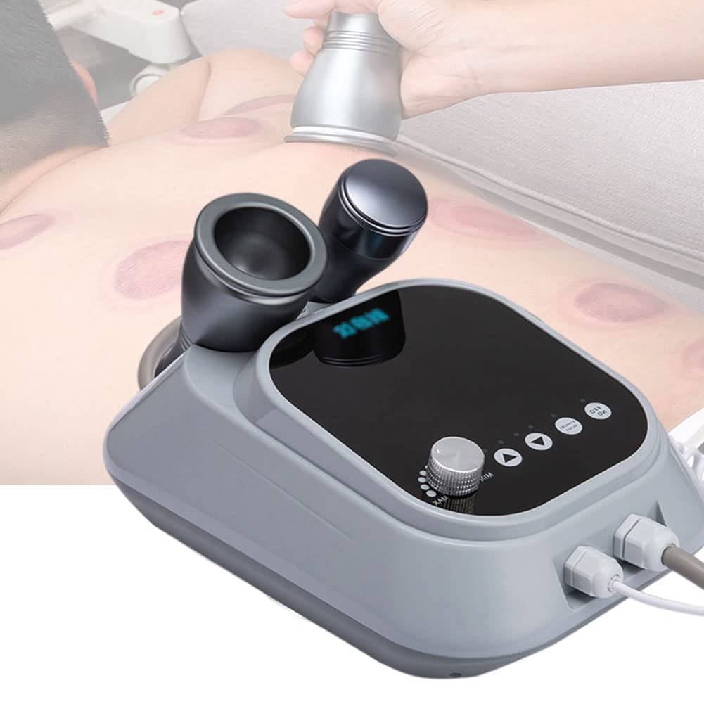 2 in 1 Electric Massager & Cupping Therapy Kit - Gua Sha Device for Fat Burning, Meridian Massage & Blood Circulation - Perfect for Home Spa, Pain Relief & Relaxation Therapy