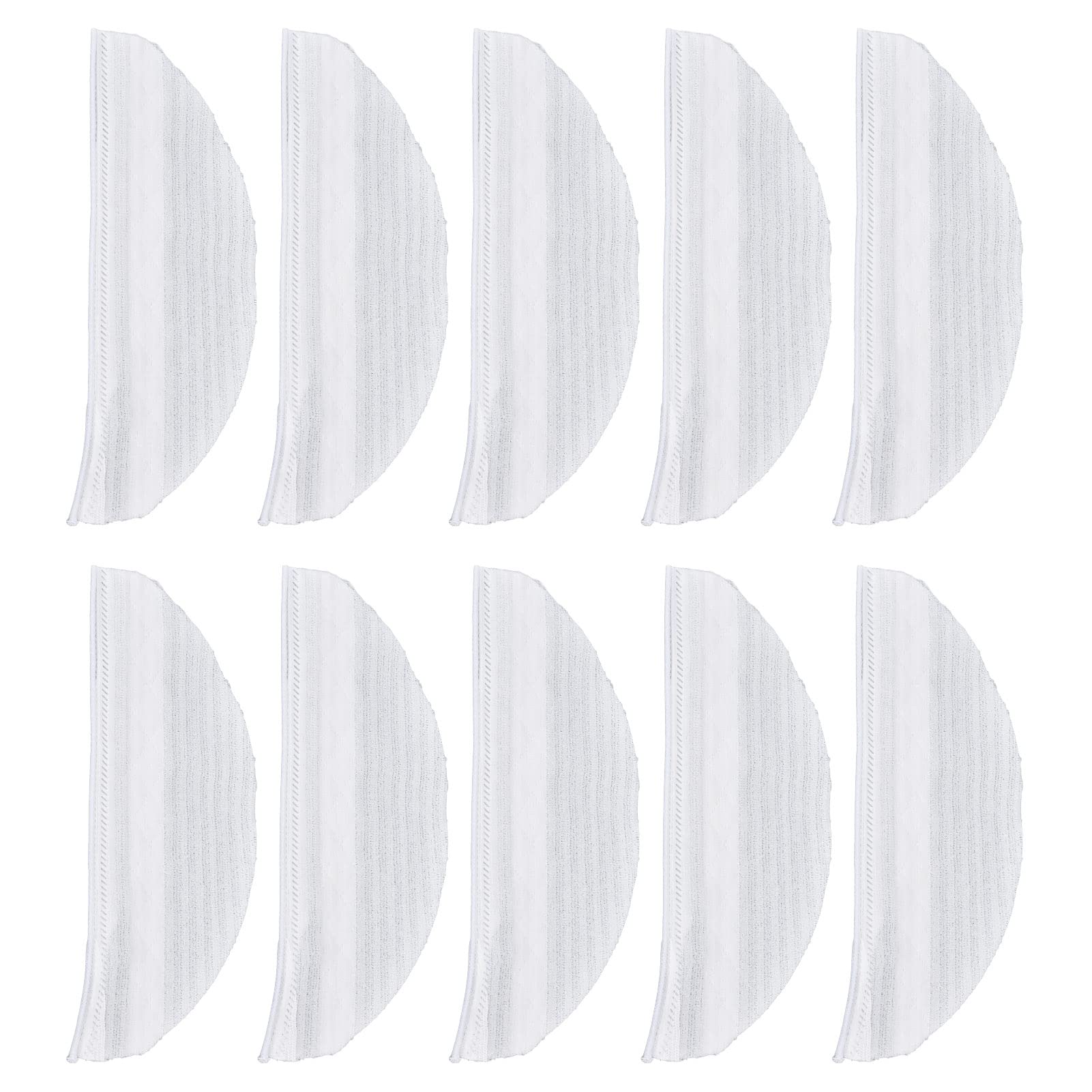 Jeanoko 10-Pack Mop Pads for Robot Mops - Lint-Free, Quick-Drying, Heat-Resistant & Colorfast Cleaning Cloths - Ideal for iRobot, Roomba & Smart Floor Cleaners (Home, Office, Hardwood & Tile Floors)