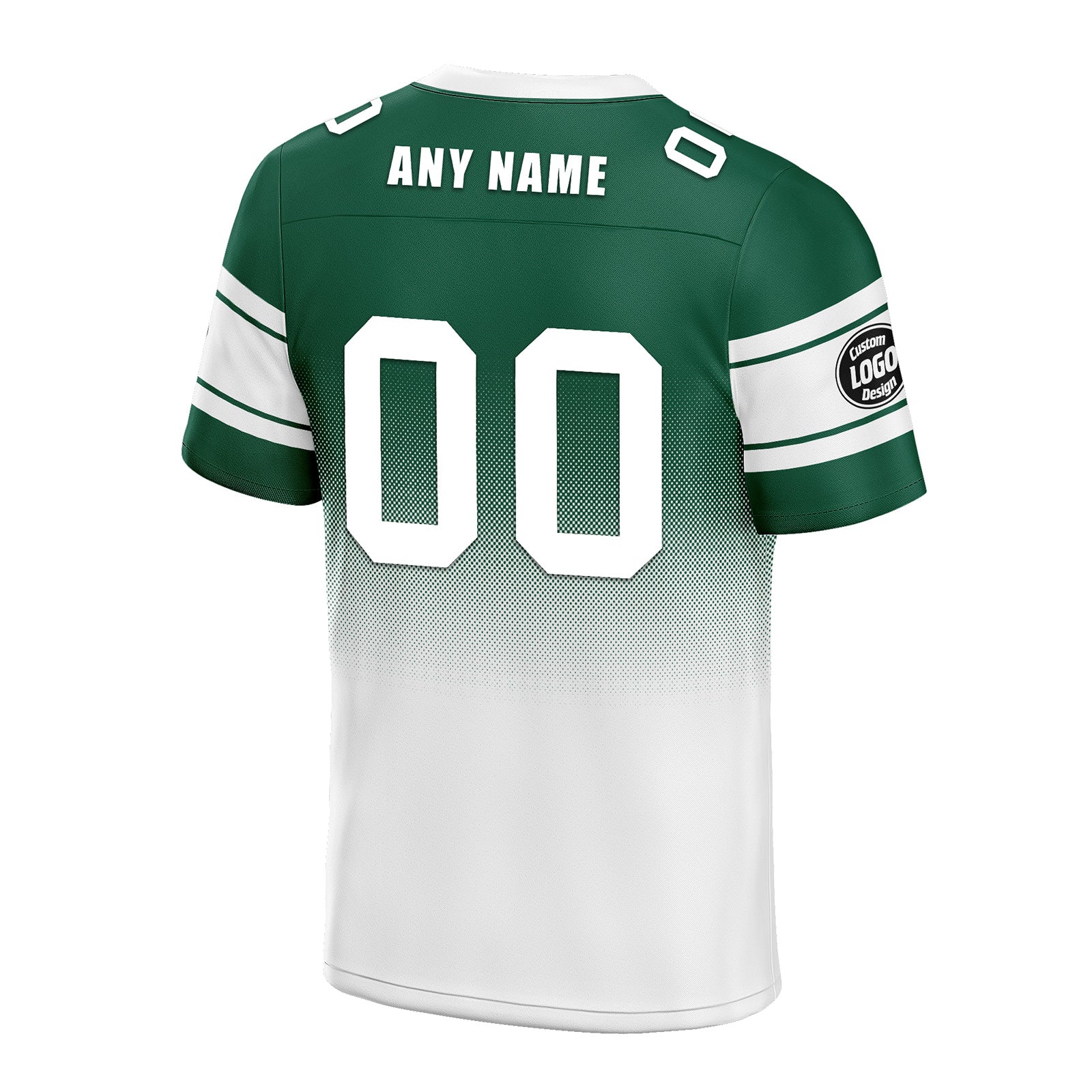 Custom Green & White New York Football Jersey and Hat Combo - Personalized NFL Fan Gear for Men & Women - Perfect for Game Day, Tailgating, and Sports Events