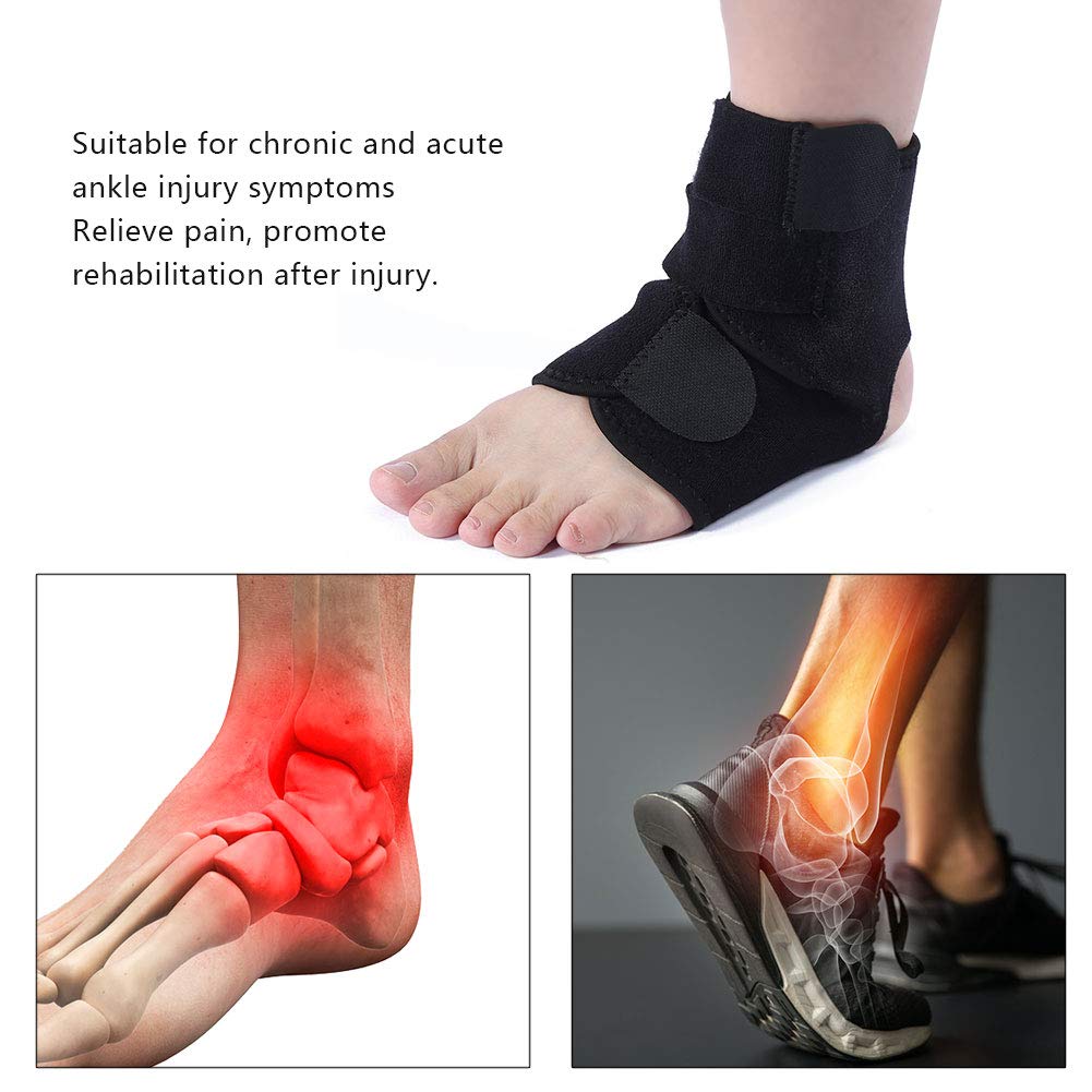 Breathable Polyester Ankle Brace Support Wrap - Adjustable Compression for Running, Basketball & Fitness - Lightweight & Comfortable for Outdoor Sports & Active Lifestyle