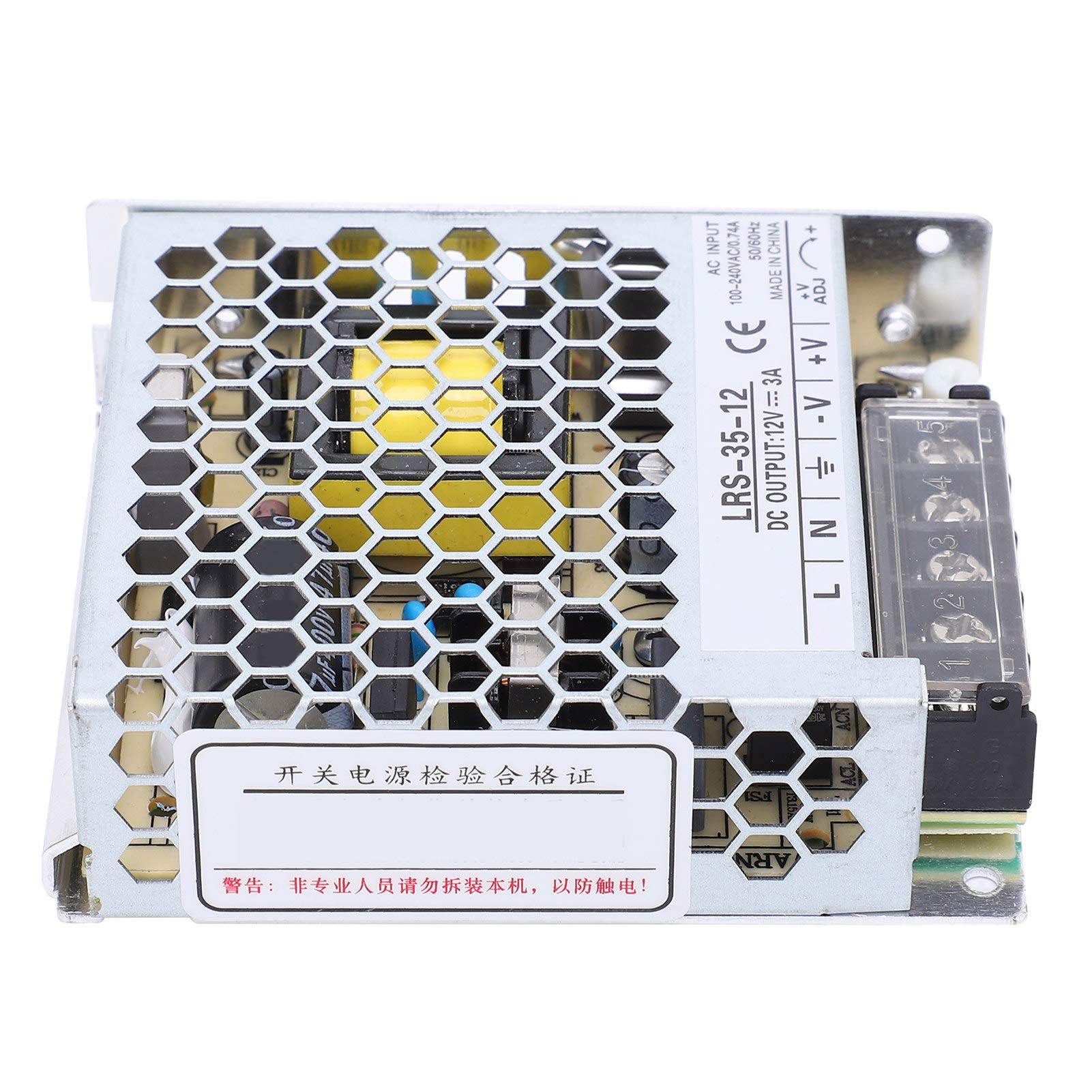 LRS-35-12 Switching Power Supply 12V 35W - Industrial Grade AC to DC Converter for Electricians, Factories & Power Systems | Reliable Energy Solution for Equipment, Machinery & Automation Projects